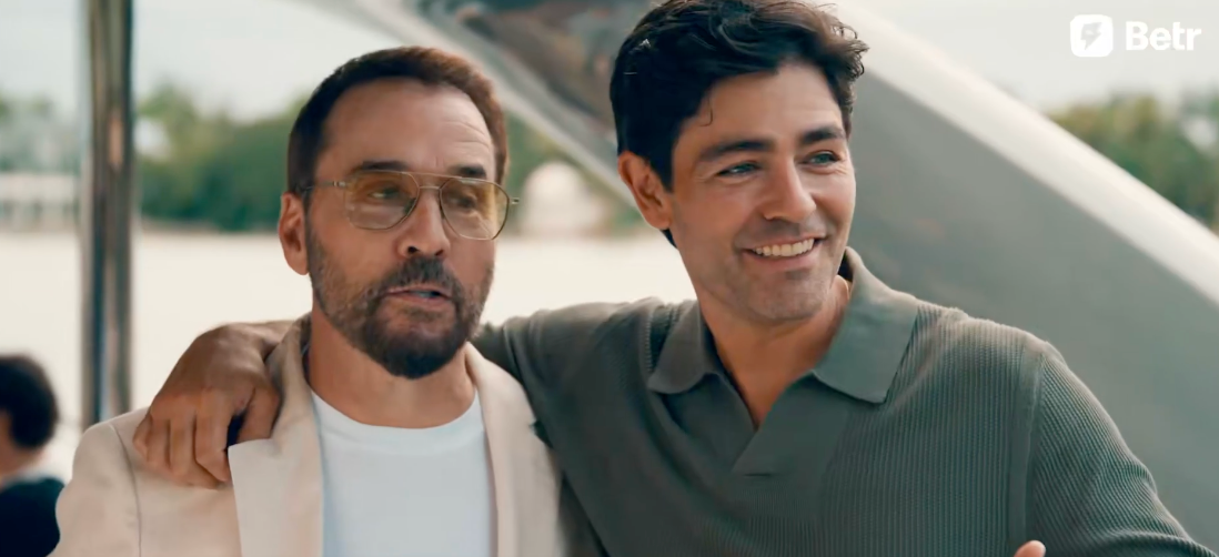 Jeremy Piven and Adrian Grenier have reunited in a new ad for gaming app Betr