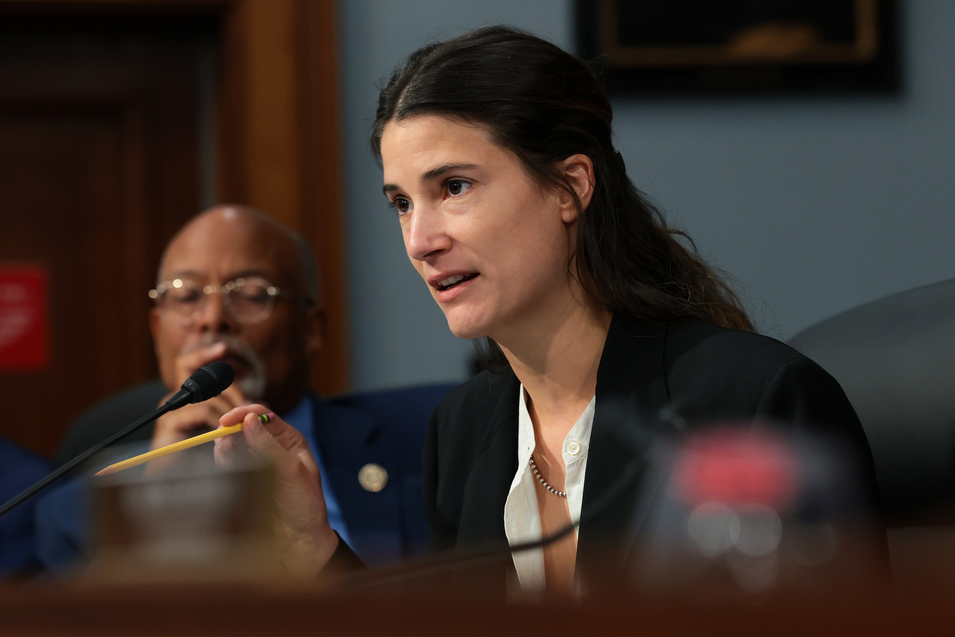 Rep. Marie Gluesenkamp Perez (D-WA) is running for re-election in a district that voted for Trump
