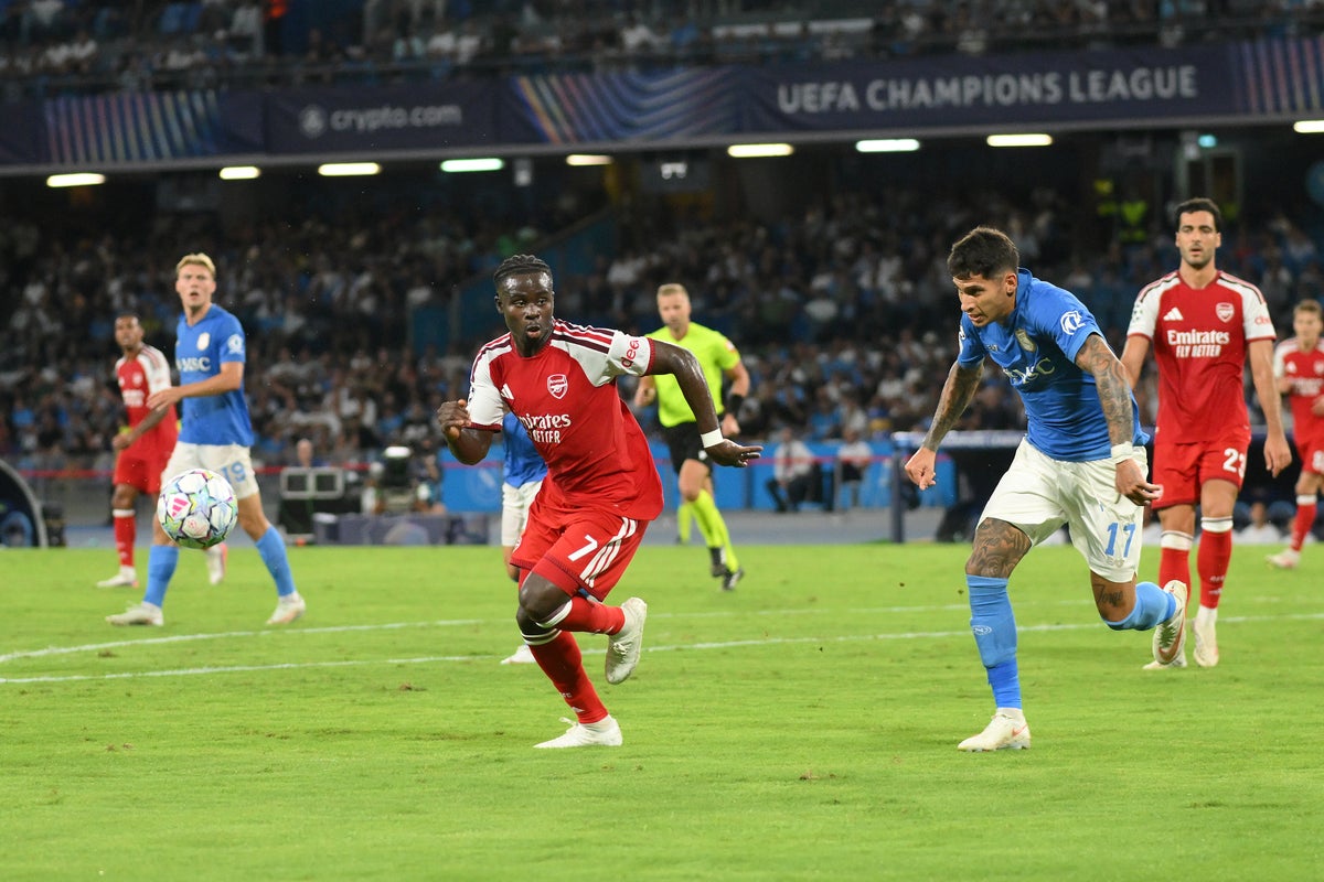 Napoli v Arsenal LIVE: Gunners miss huge chances as Champions League tie still goalless