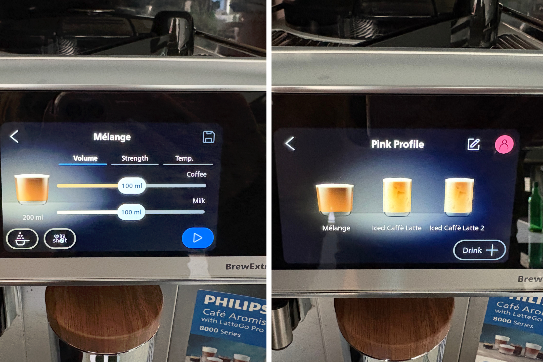 Personalise your brew and add it to your profile for later (Isabella Howells/The Independent)