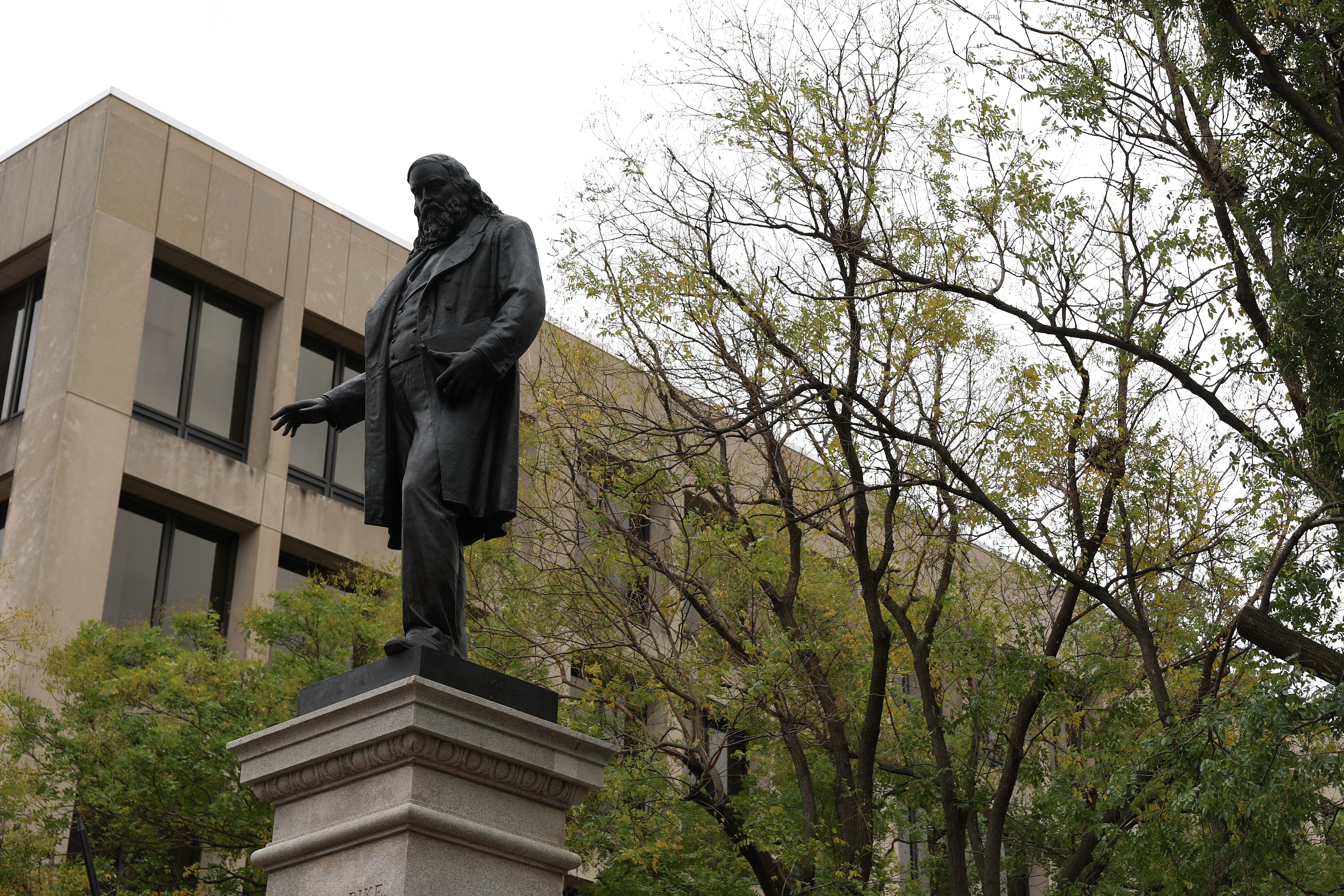 The Trump administration has pushed to restore a Confederate statue in Washington, and has reinstated Confederate-inspired names that were removed from military properties