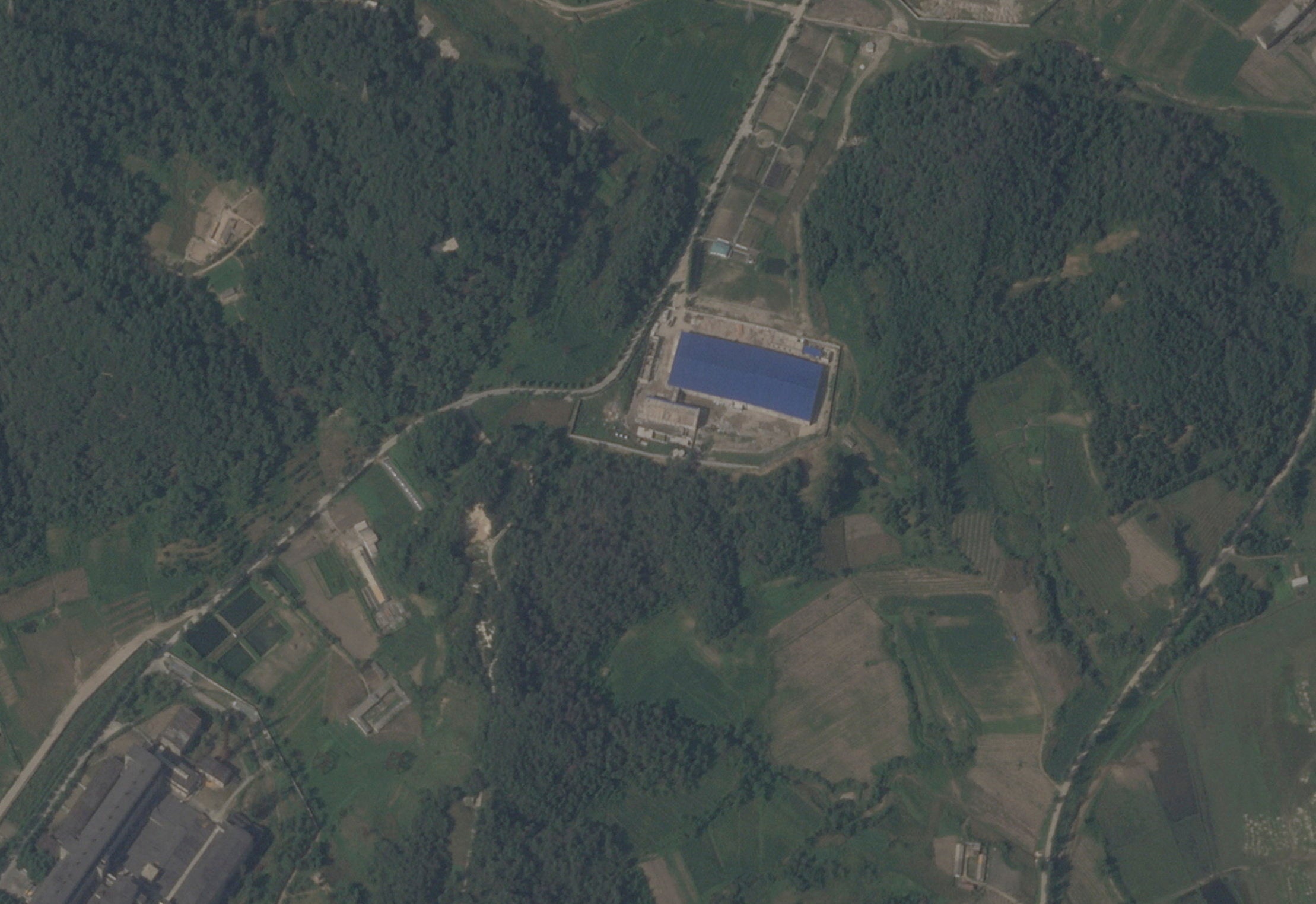 File. A satellite image shows a nuclear material production factory in Yongbyon, North Korea, on 4 September 2025