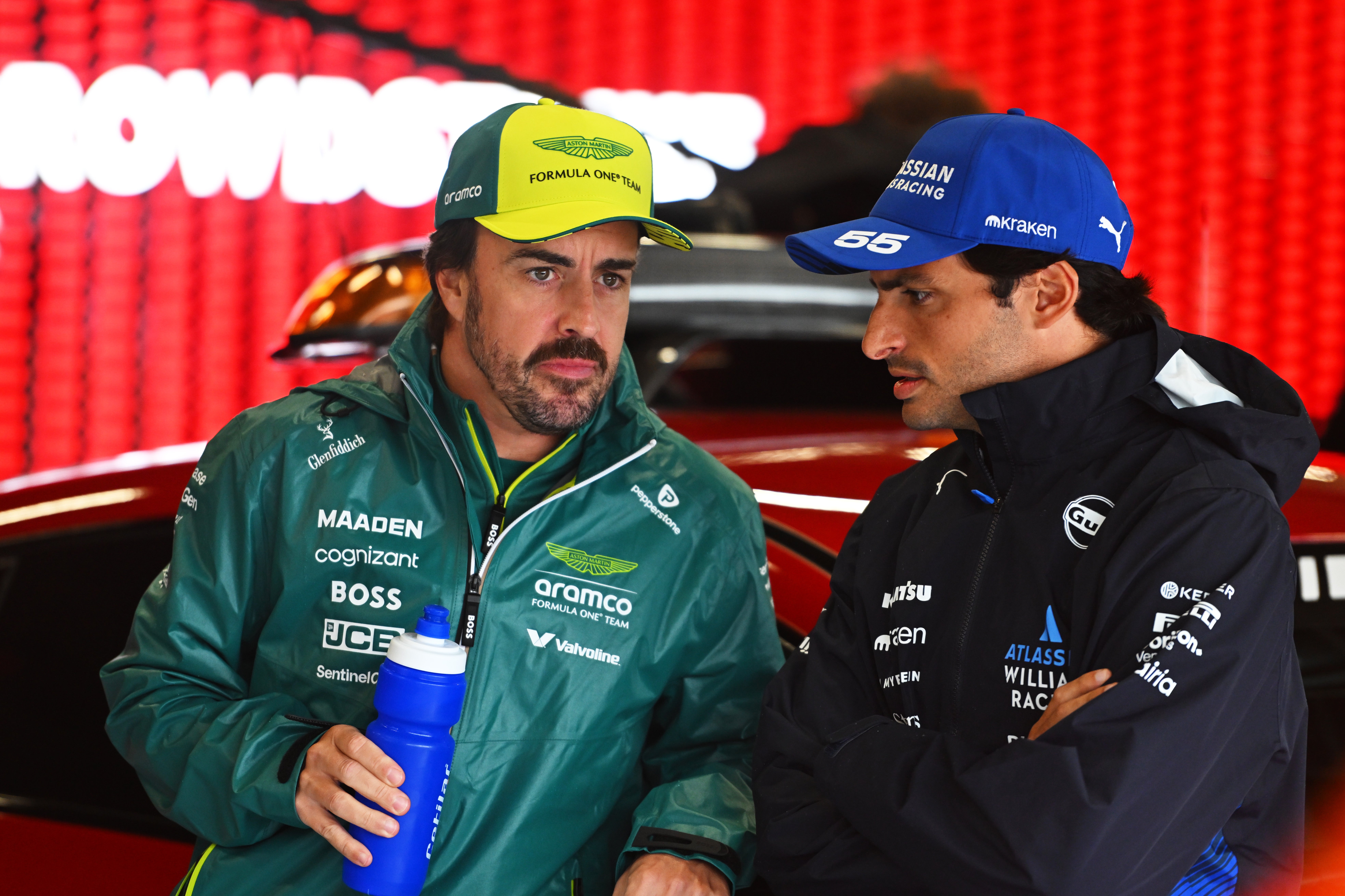 Alonso and Carlos Sainz are the two Spanish drivers on the grid