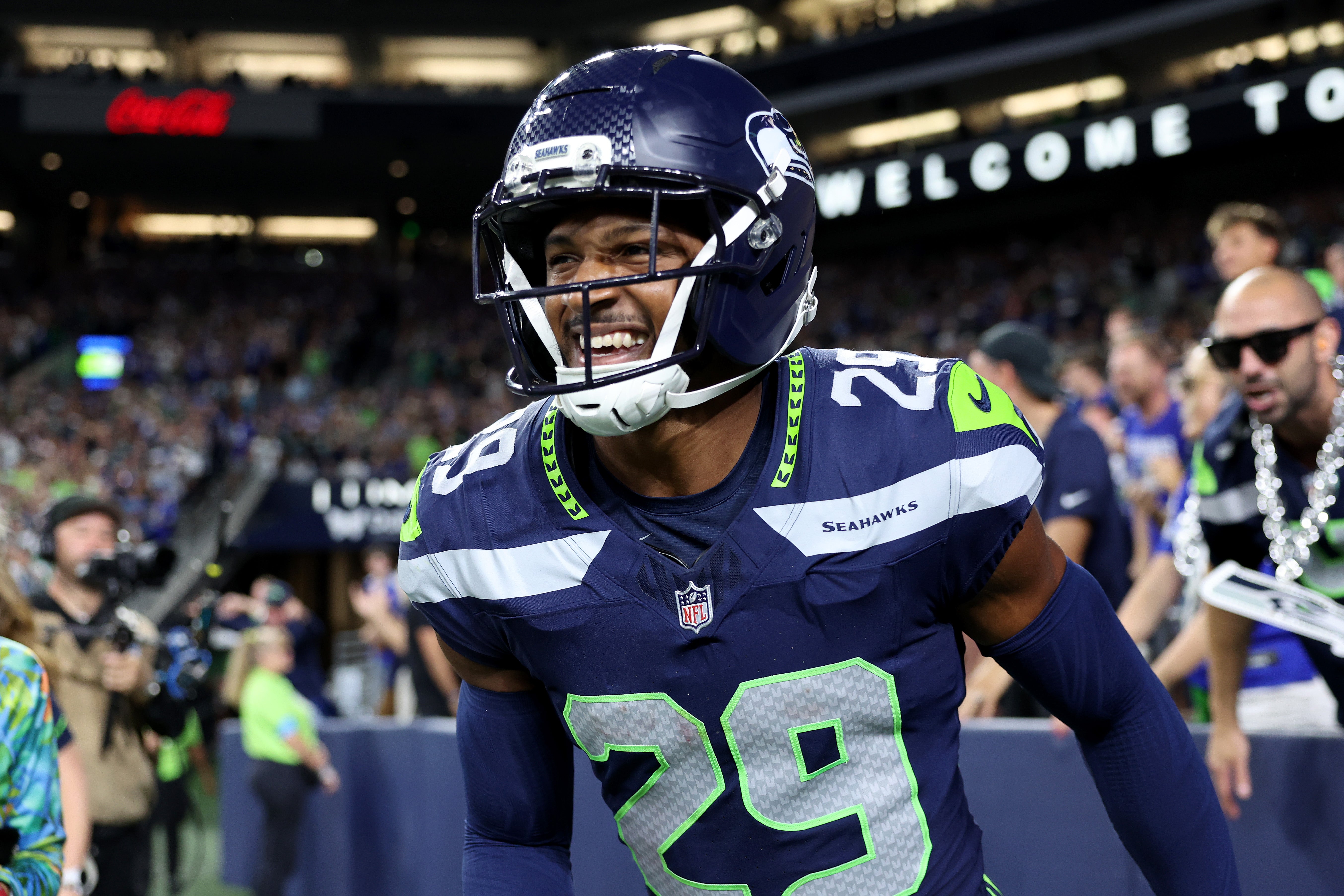 The Seahawks came from behind to beat the Patriots