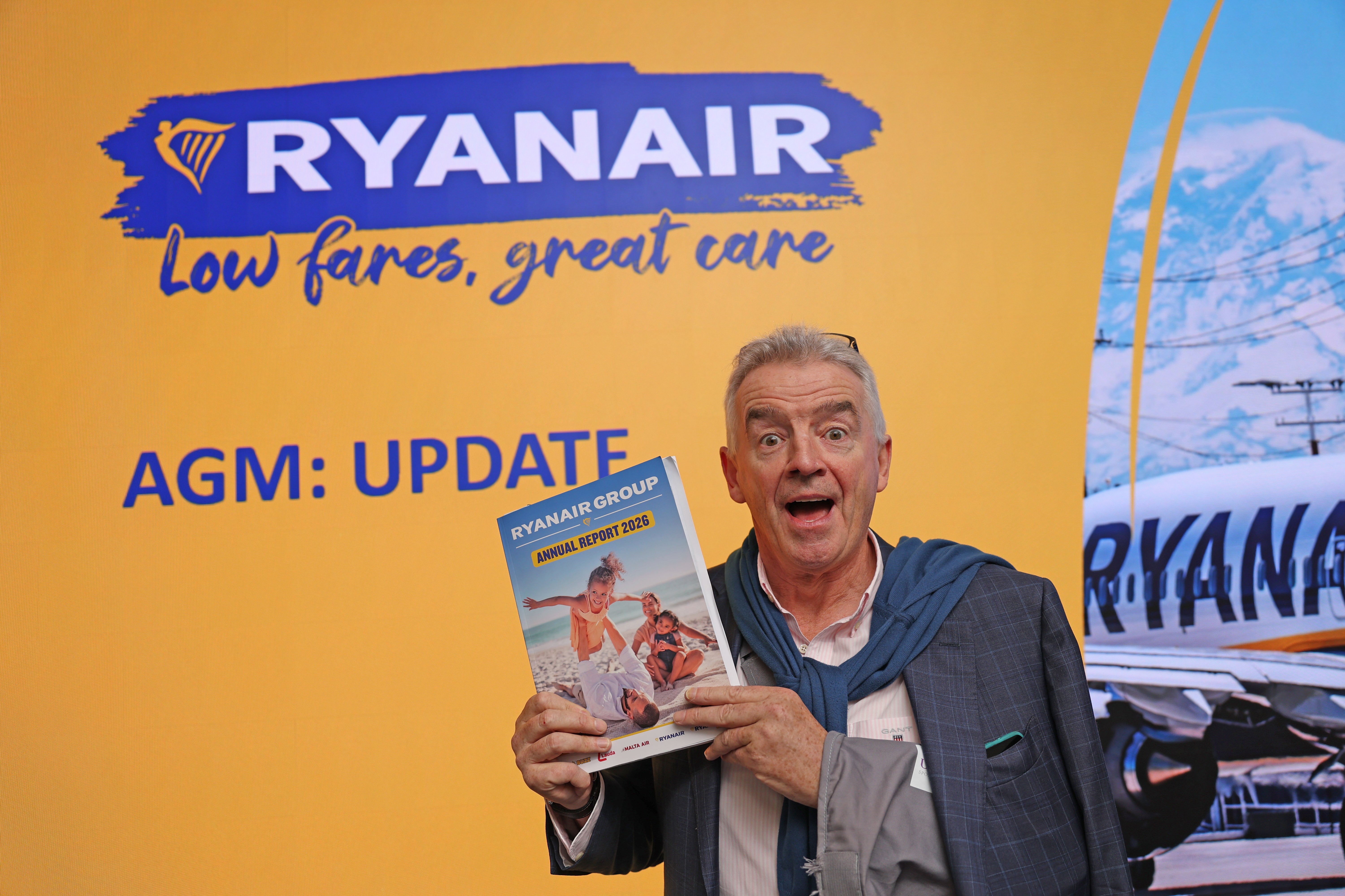 Ryanair boss Michael O’Leary was speaking ahead of the airline’s AGM in Dublin (Clodagh Kilcoyne/PA) (PA Wire)