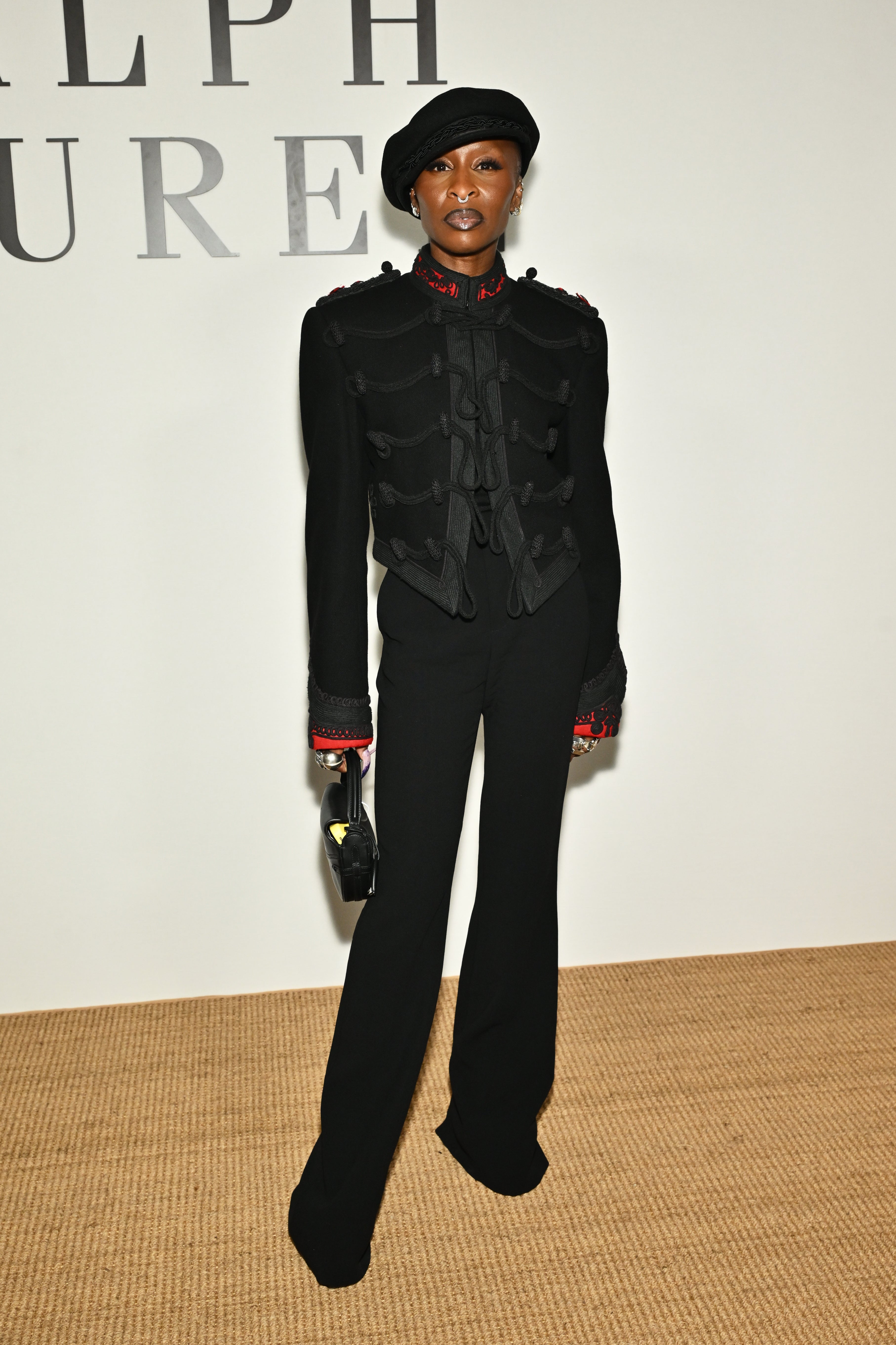 Cynthia Erivo channelled the New Romantics for her look (Evan Agostini/AP)