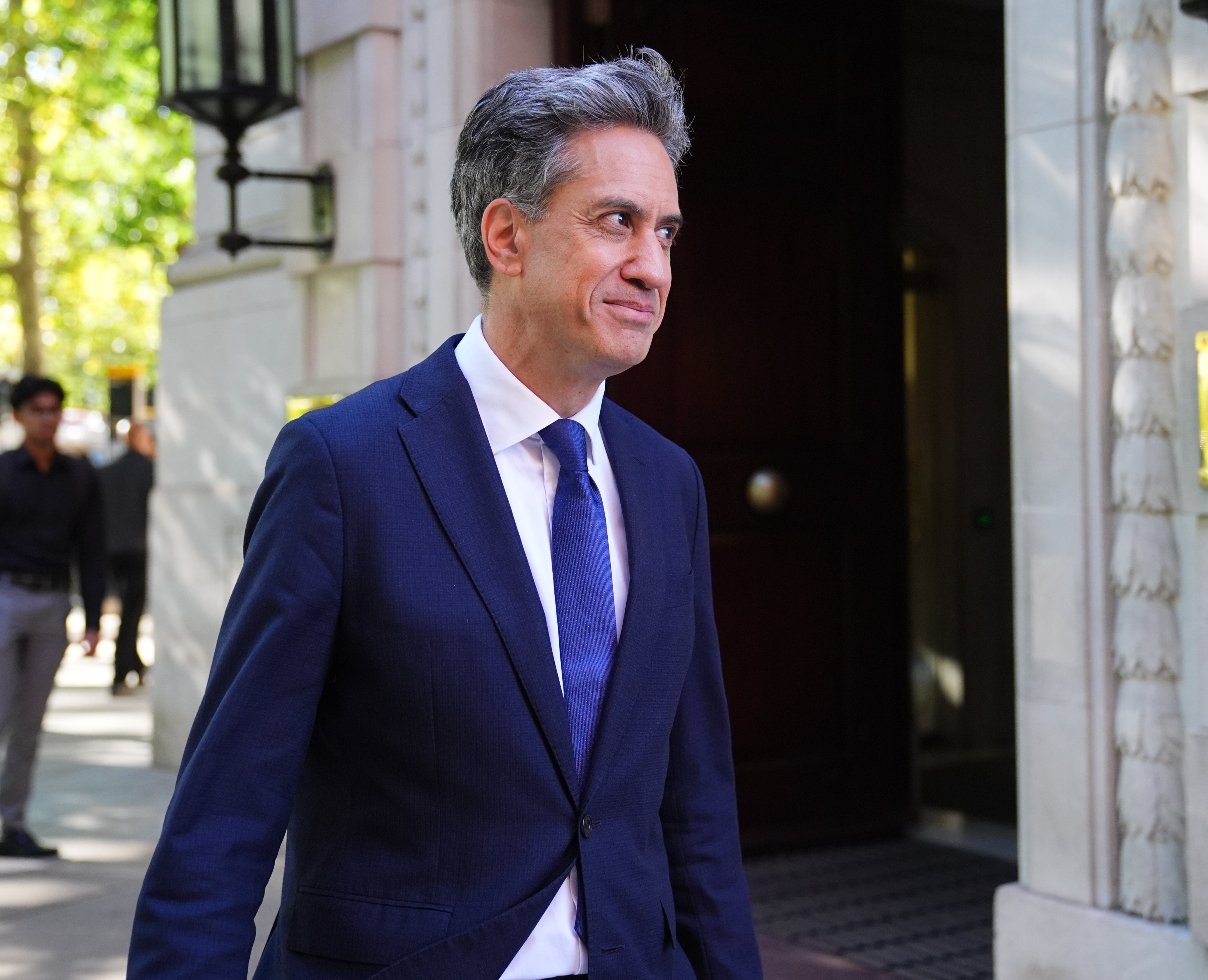 Foreign Secretary Ed Miliband announced the sanctions (James Manning/PA)