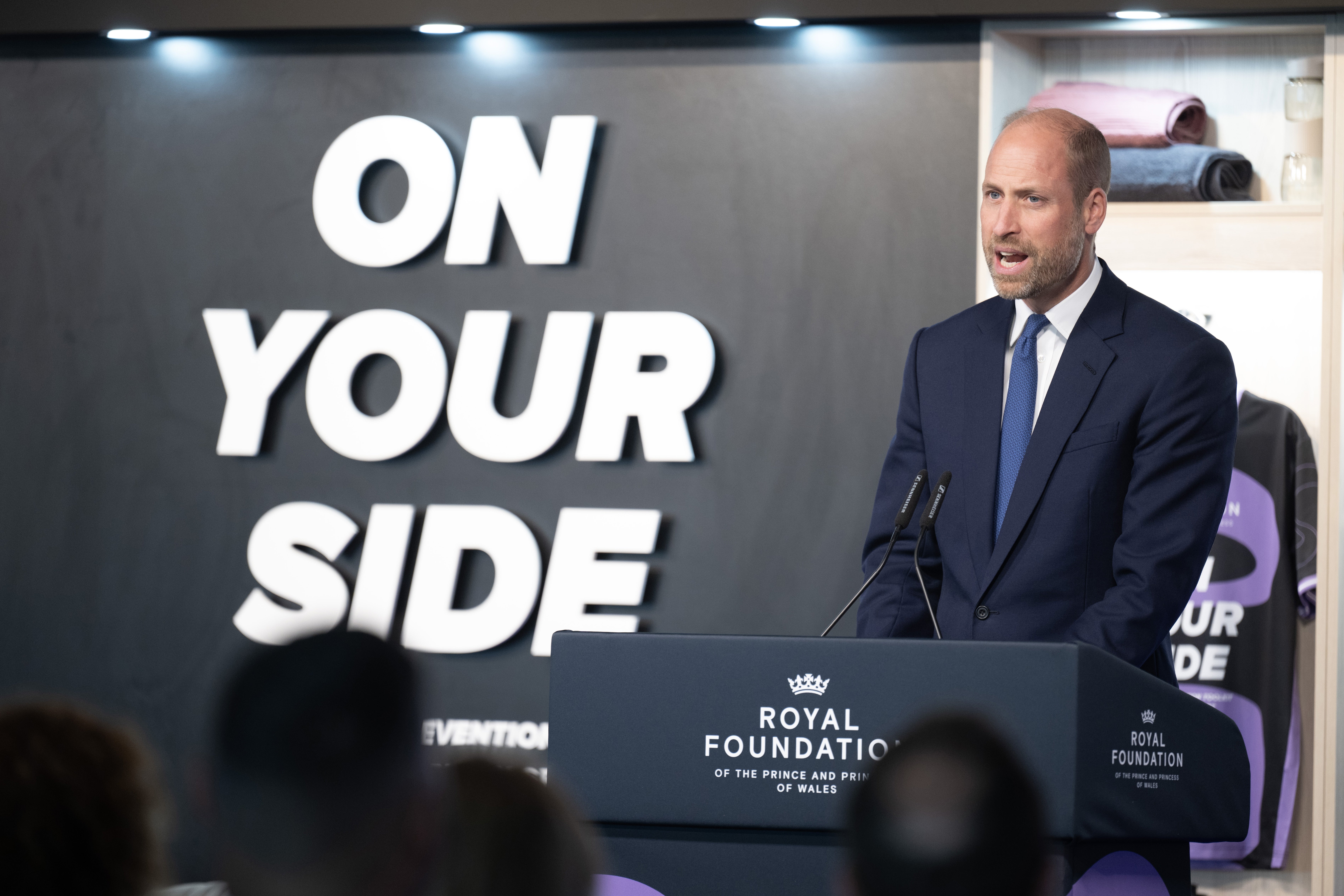 The Prince of Wales launched a new suicide prevention toolkit called On Your Side (Shirlaine Forrest/PA) (PA Wire)
