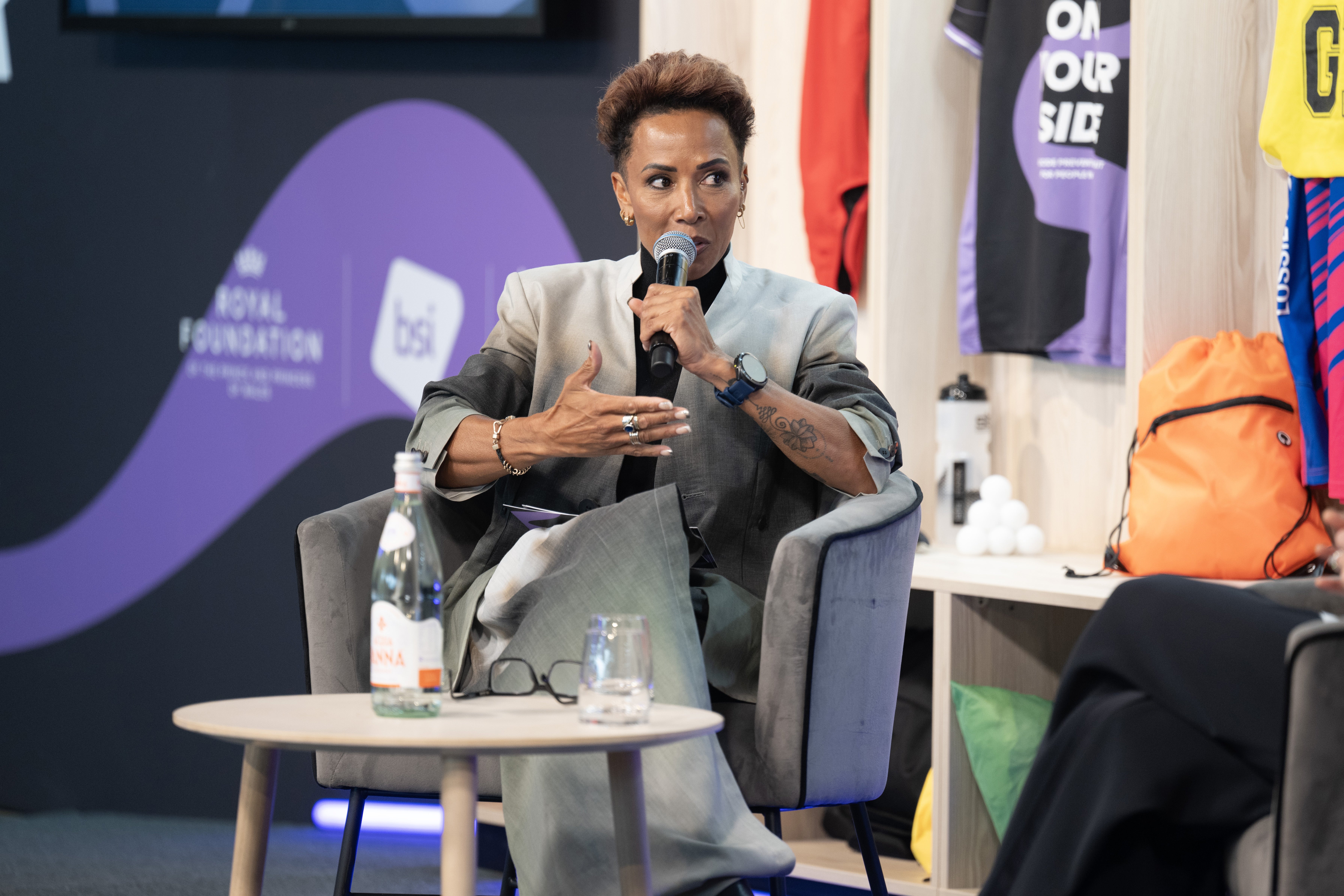Dame Kelly Holmes was among those sharing their own experiences at the event (Shirlaine Forrest/PA) (PA Wire)