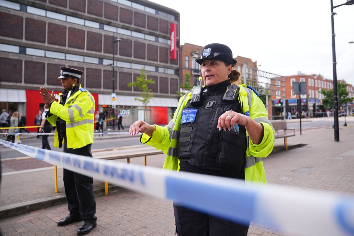 Four hospitalised and seven arrested after stabbing on London high street