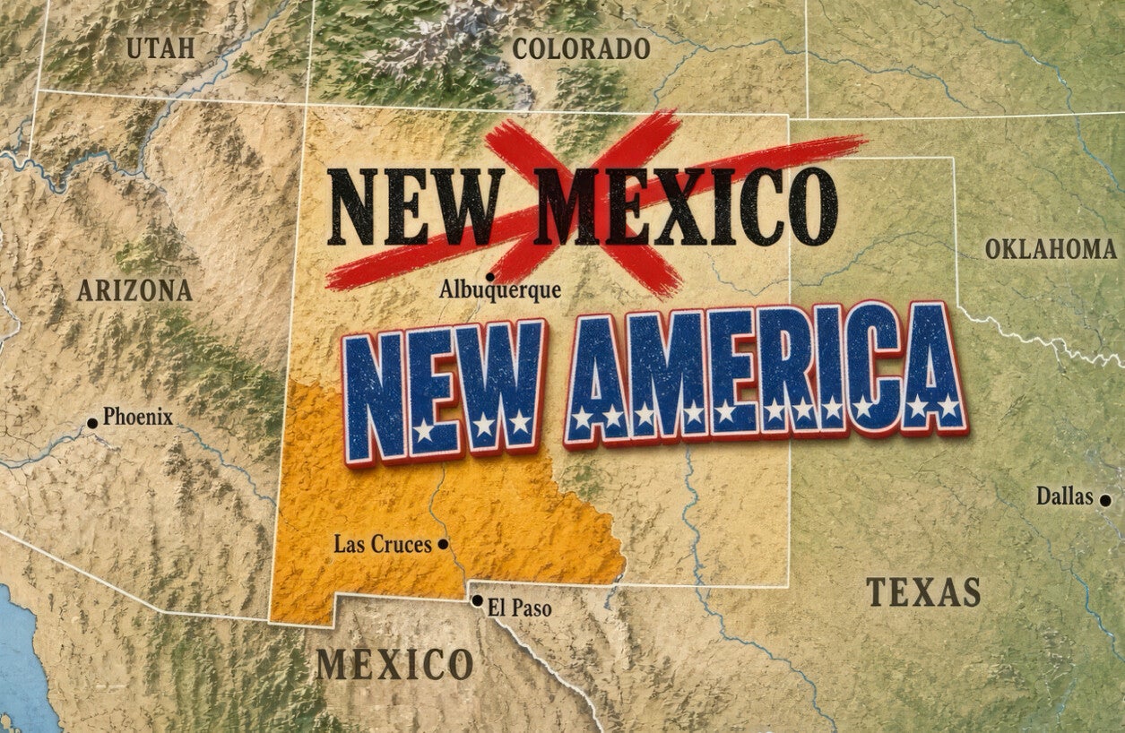 New Mexico leaders beg Apple and Google not to rename their state on apps like Trump wants