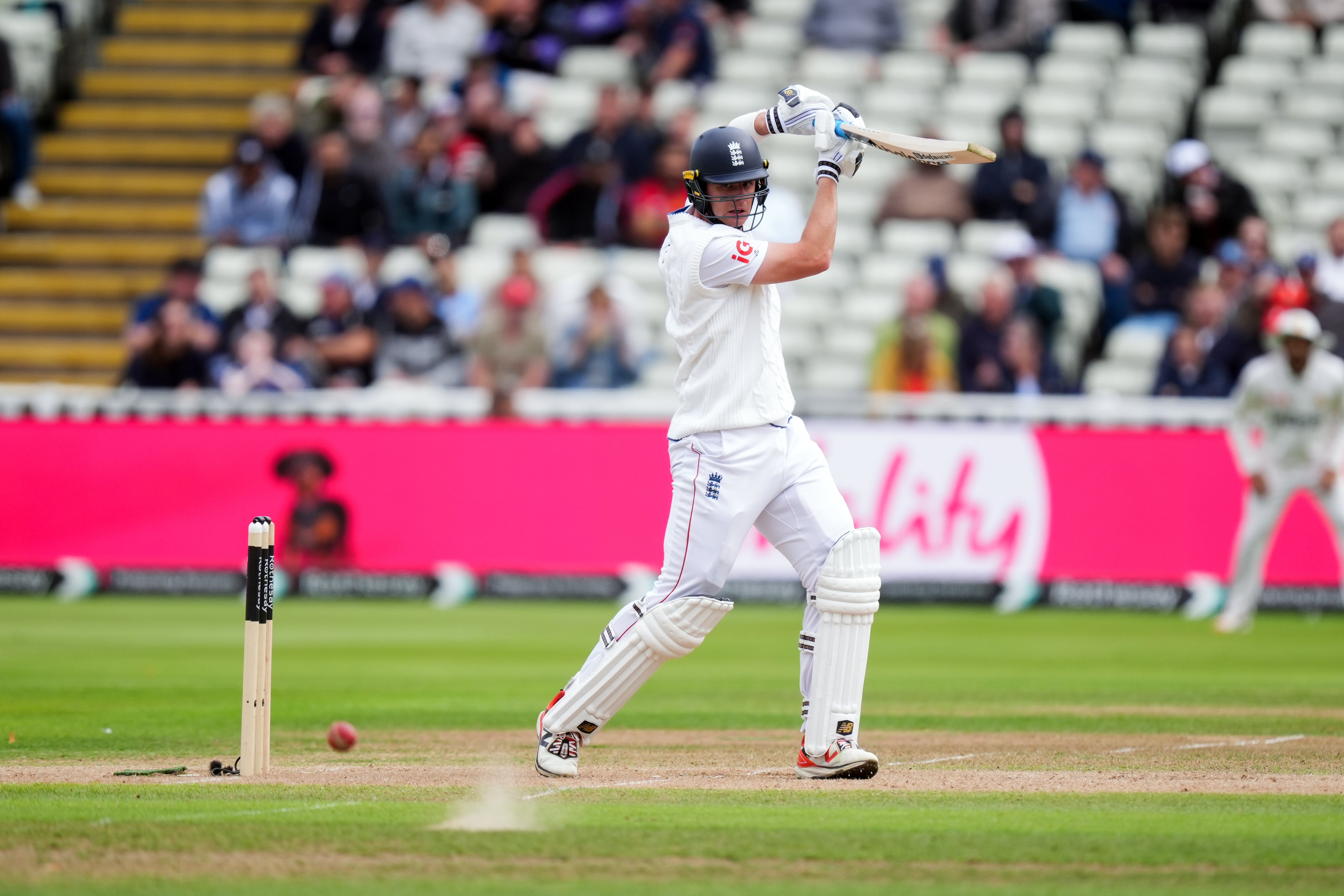 Jamie Smith starred with the bat despite a finger injury (Mike Egerton/PA)