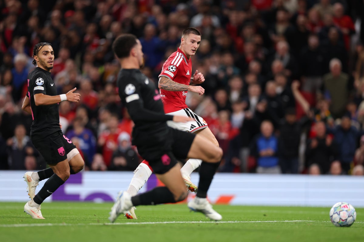 Man United v Sabah LIVE: Fernandes and Sesko extend lead as home side run rampant in Champions League