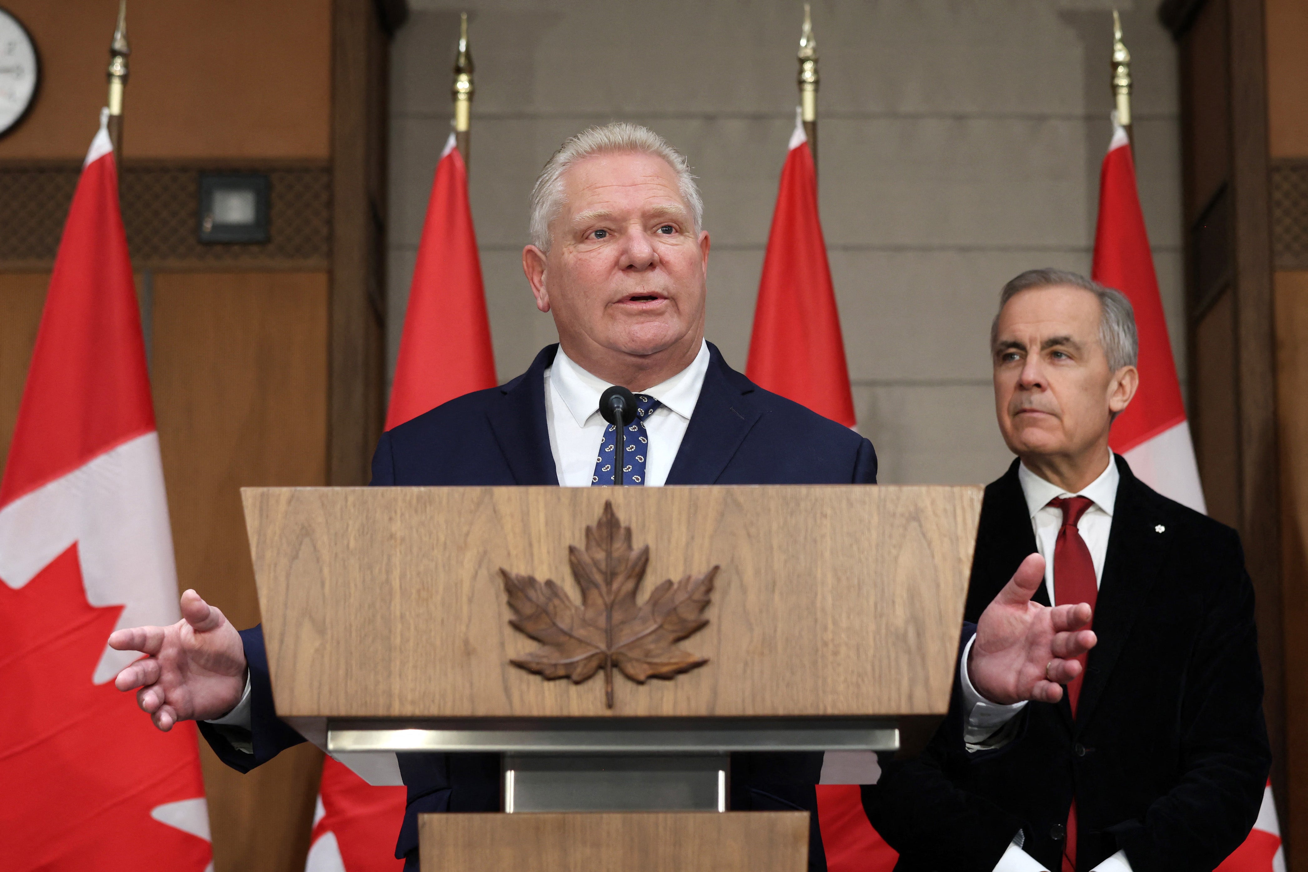 Ontario premier calls Trump &lsquo;not reliable at all&rsquo; and calls for voters to &lsquo;hold him accountable&rsquo;