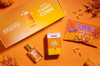 Brach’s said the new fragrance pairs well with a bag of their Candy Corn