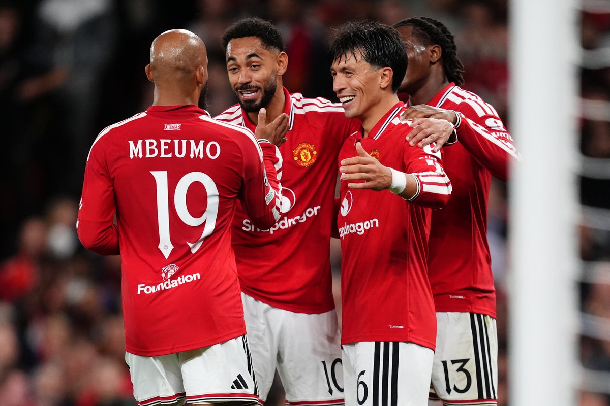 Man United v Sabah LIVE: Michael Carrick’s rampant side hit their stride before crucial derby with City