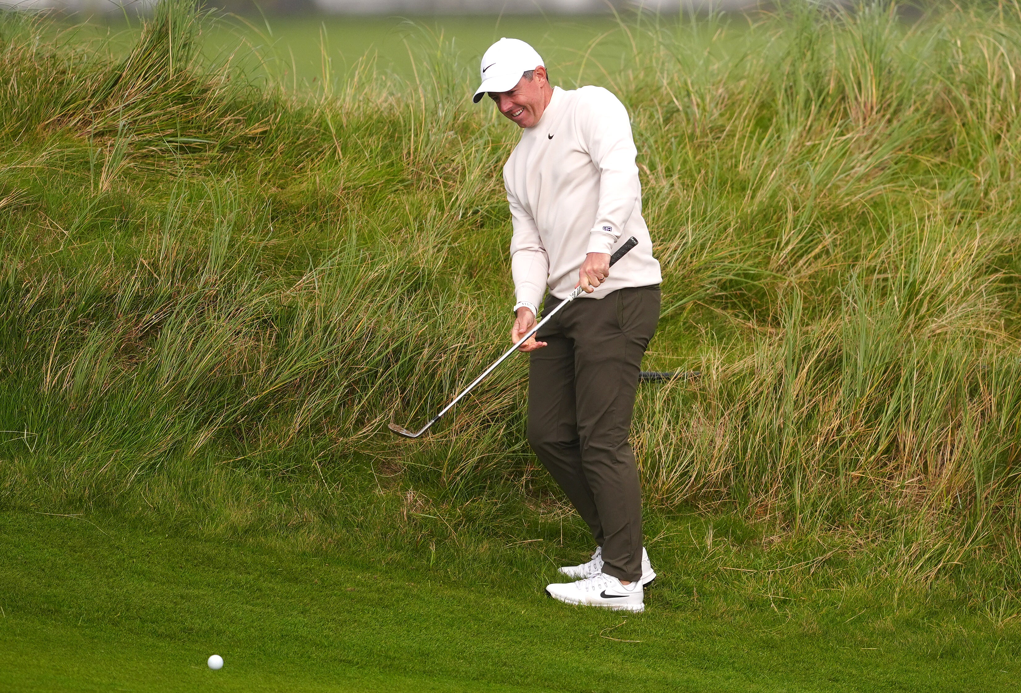 Rory McIlroy felt conditions had made low scoring difficult (Brian Lawless/PA)