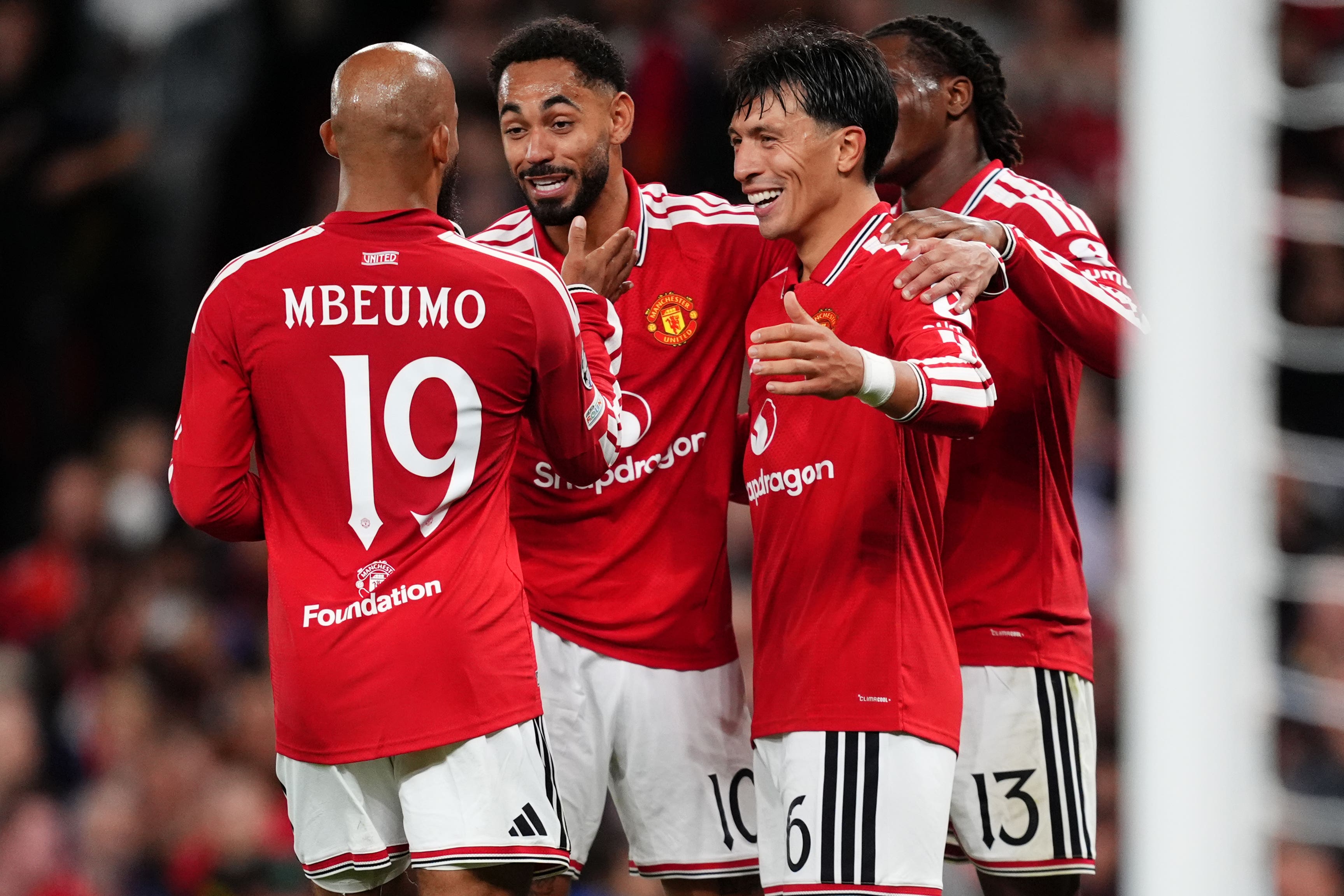 Lisandro Martinez scored a fourth to cap a comfortable win