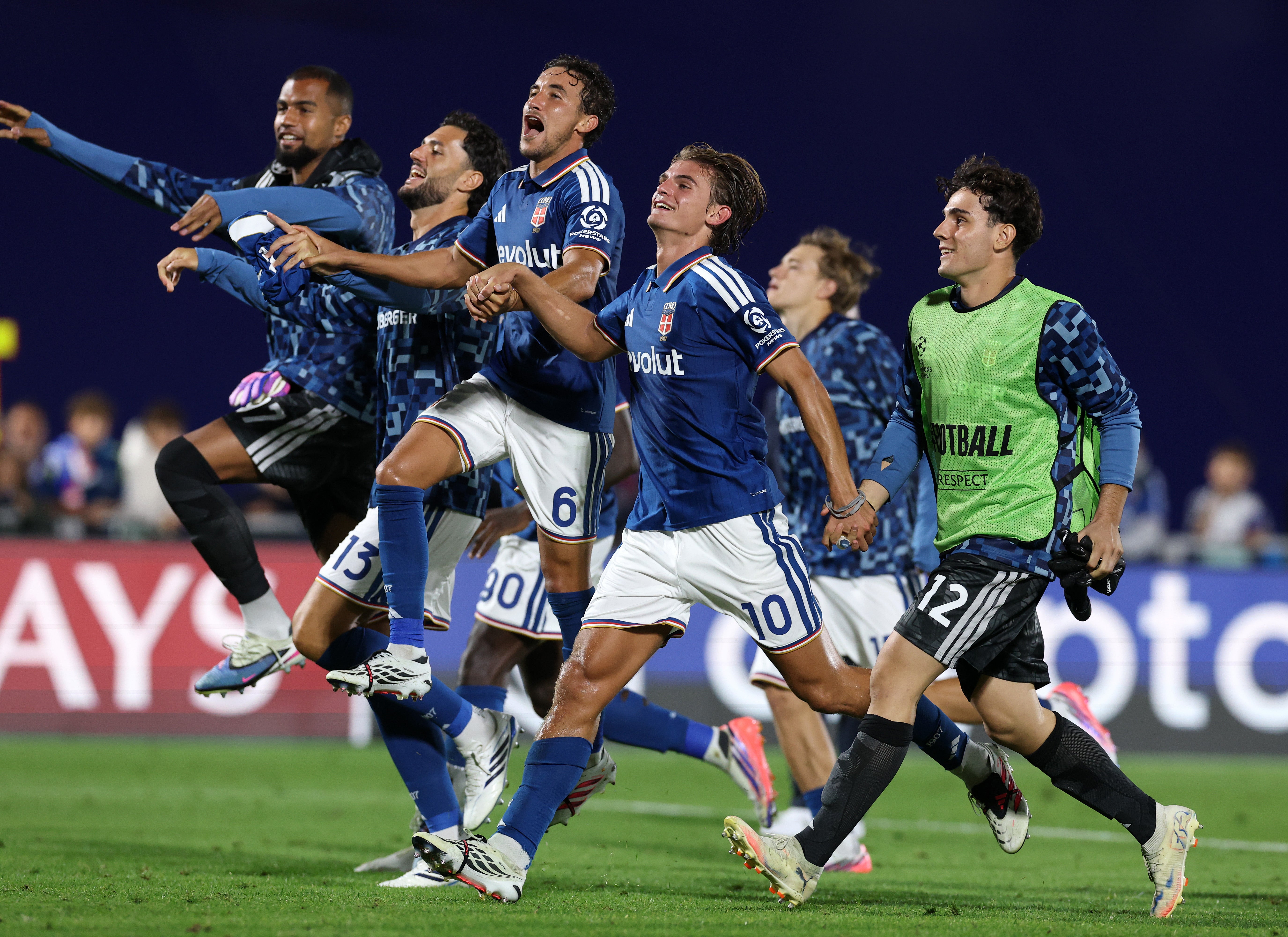 Como celebrate dream Champions League debut as Bayern Munich run rampant against Bodo/Glimt