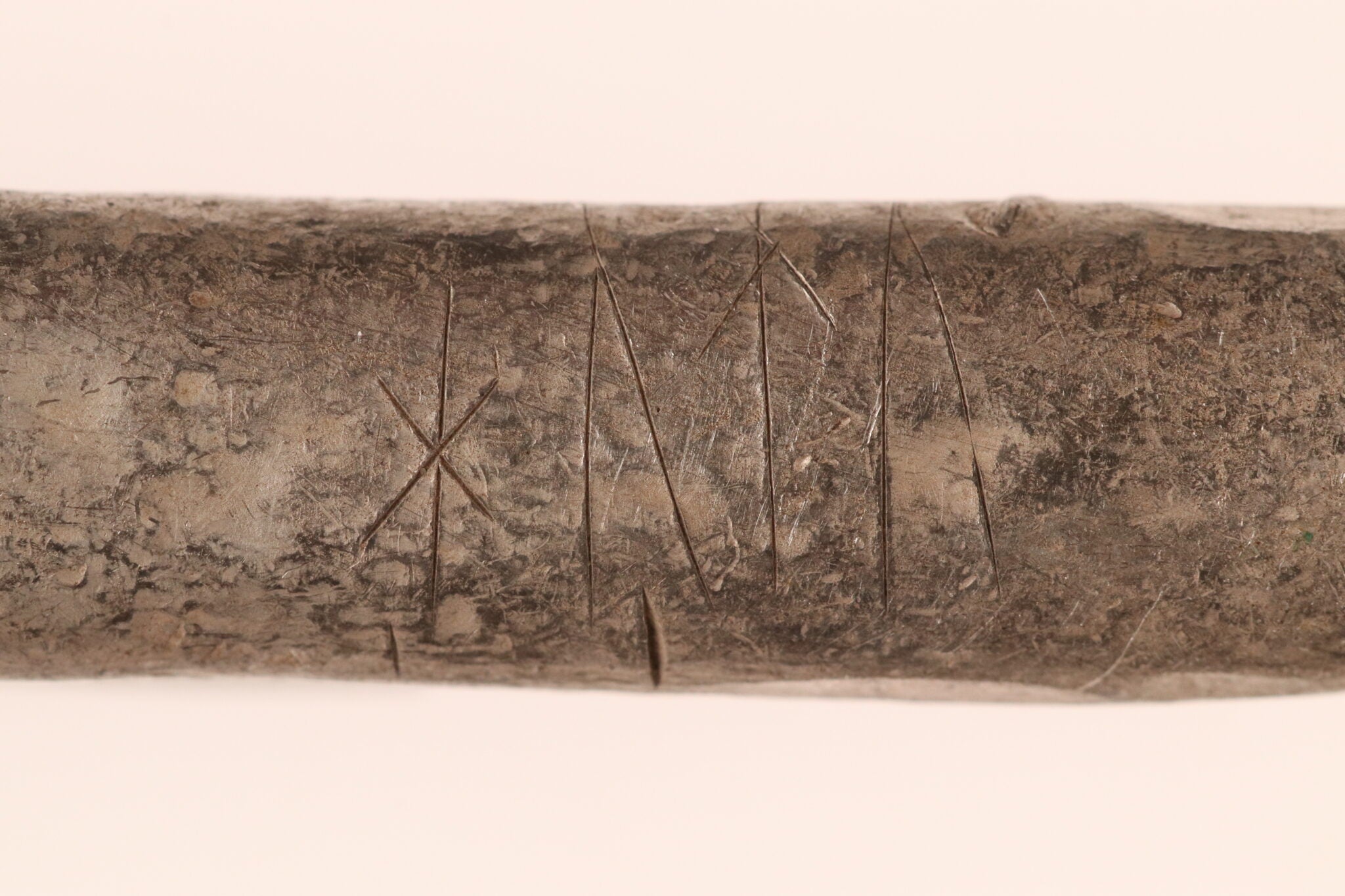 Runes engraved on silver bars