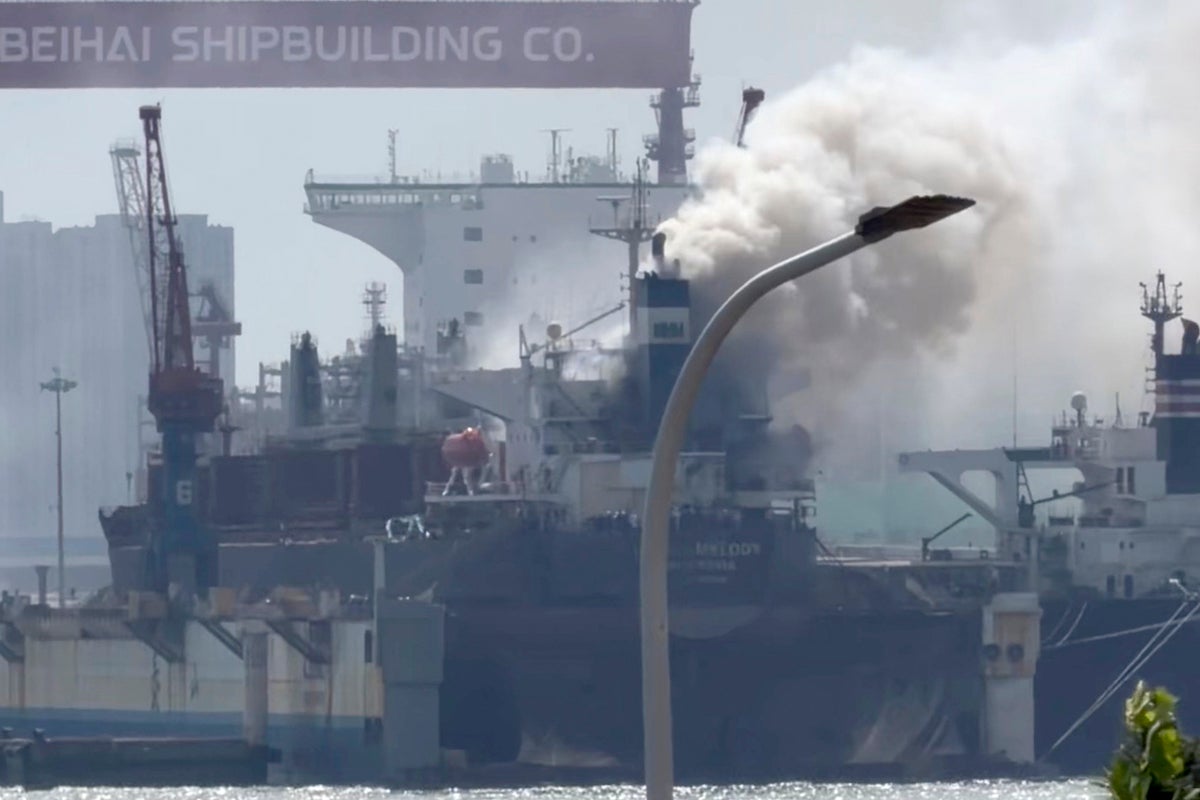Cargo ship fire kills 25 people at China’s Qingdao port