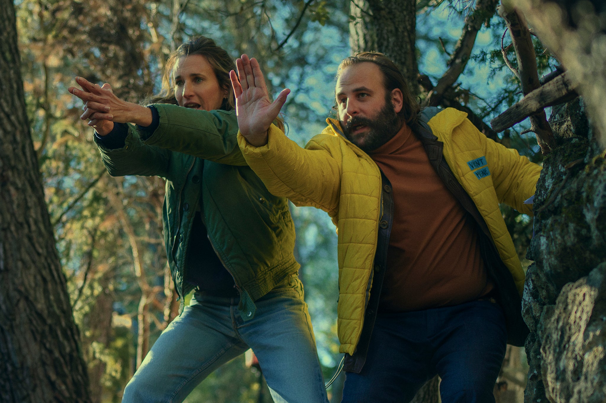 Camille Cottin and Vincent Macaigne in ‘Call My Agent! The Movie’