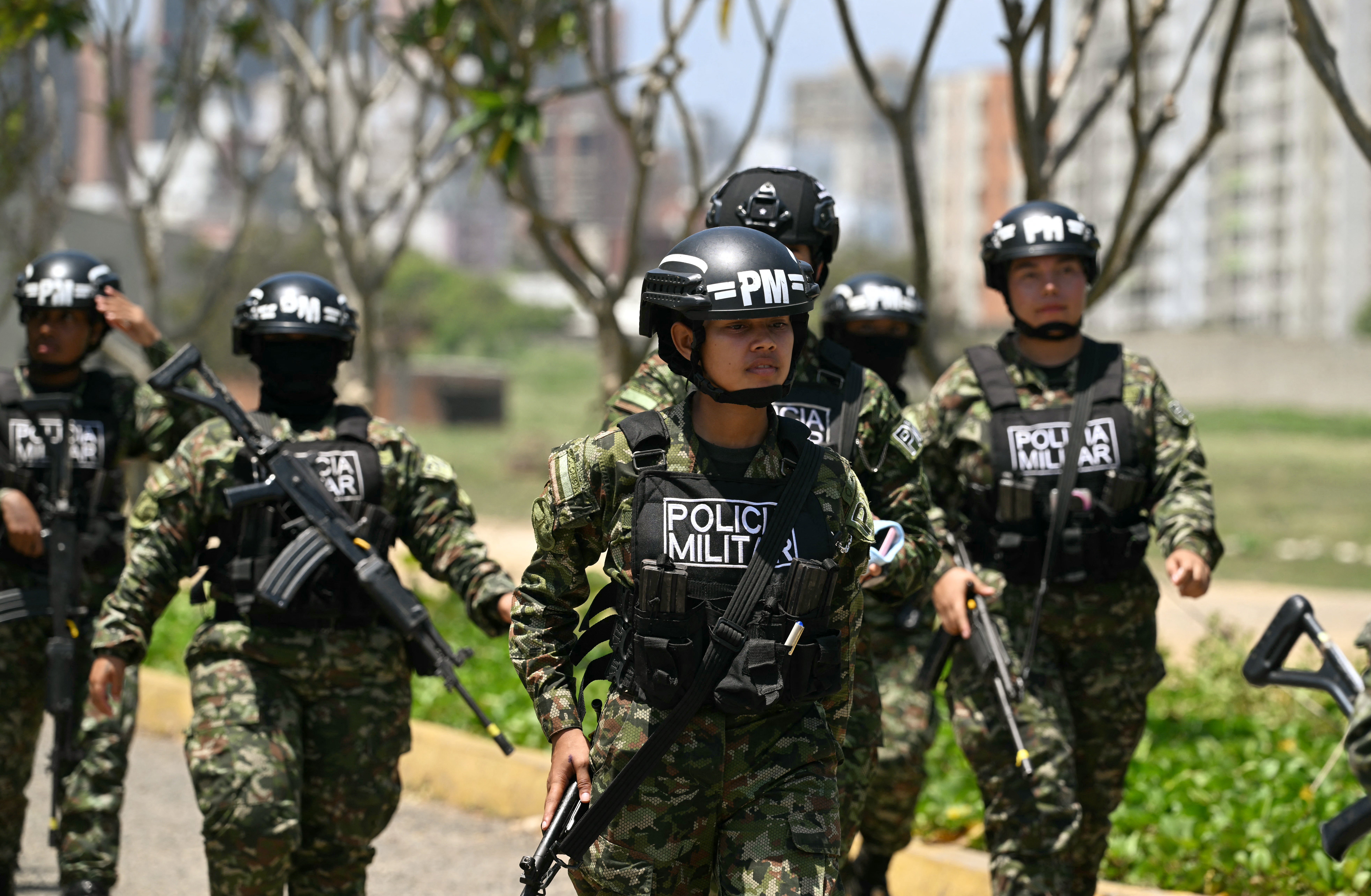 At least 84 people have been killed in clashes between security forces and armed groups since De la Espriella took power on 7 August (AFP/Getty)