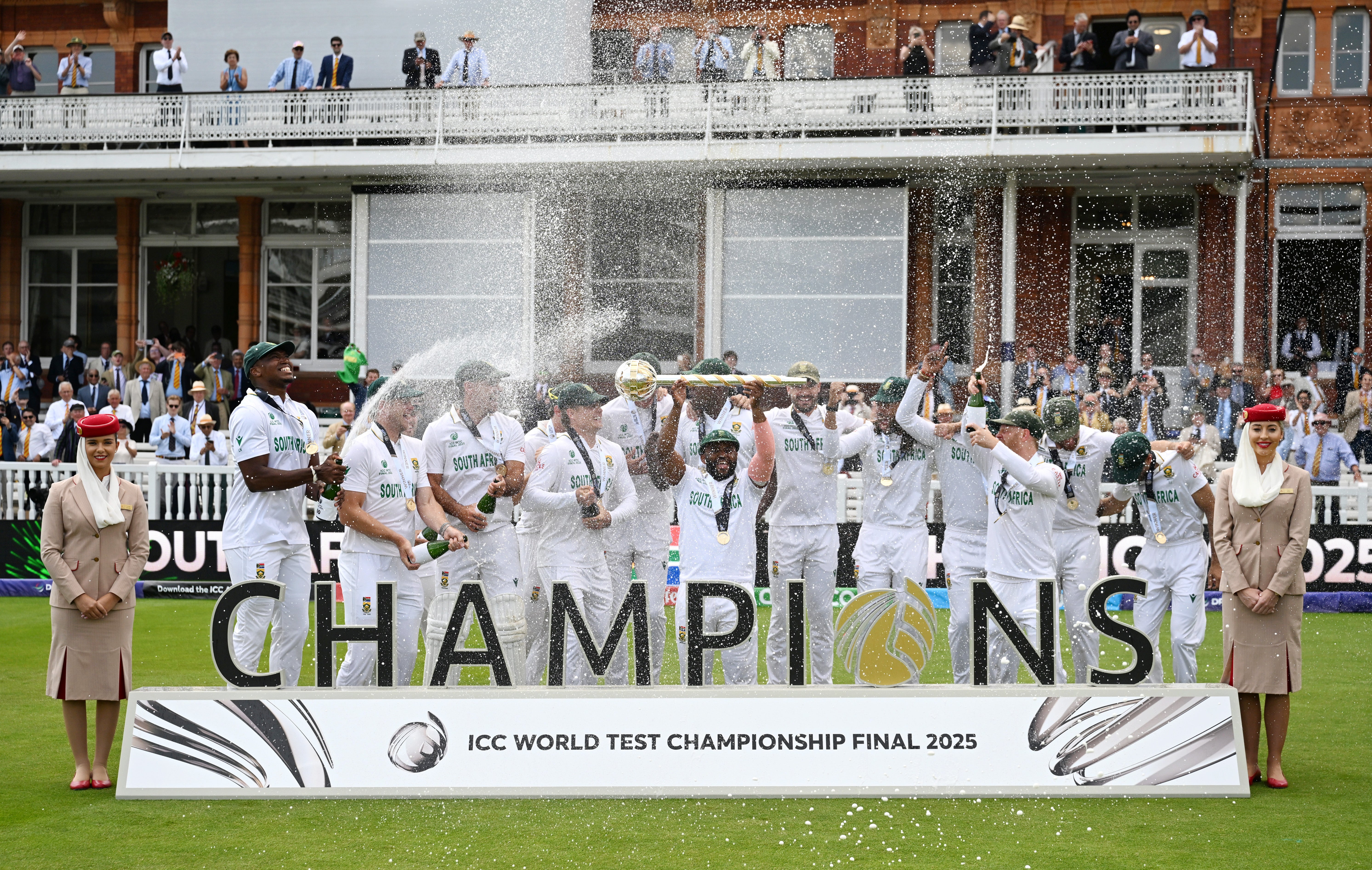 South Africa are the reigning world champions in Test cricket
