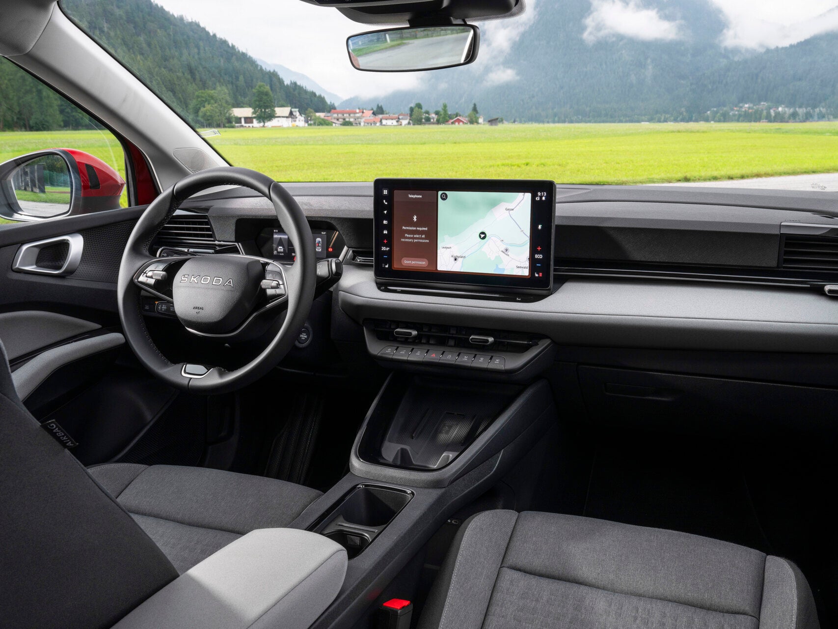 The Epic’s interior is high quality and features plenty of clever storage spaces (Skoda)