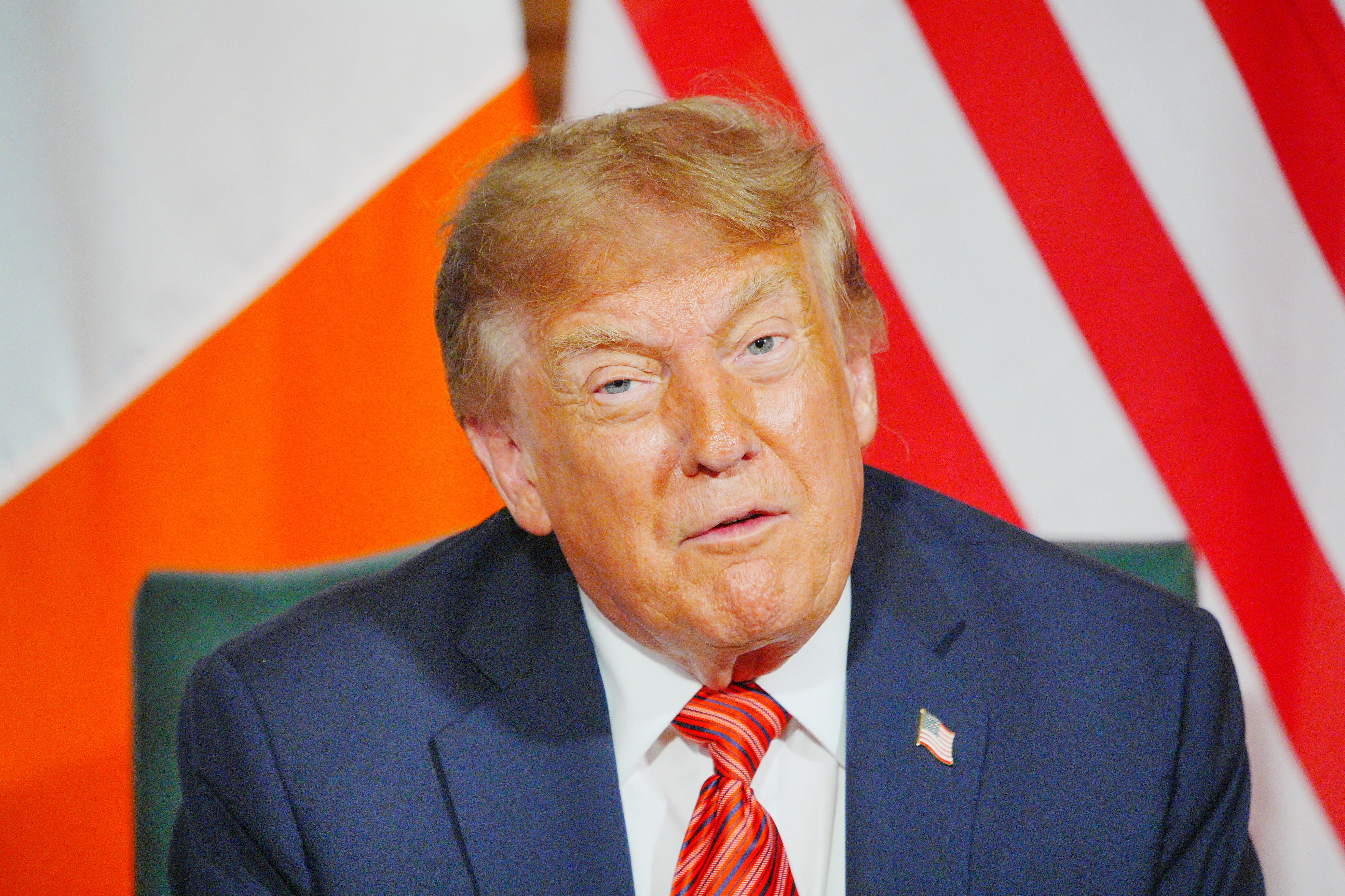Donald Trump said unification of Ireland would be a ‘very cool thing’ (Ben Birchall/PA)
