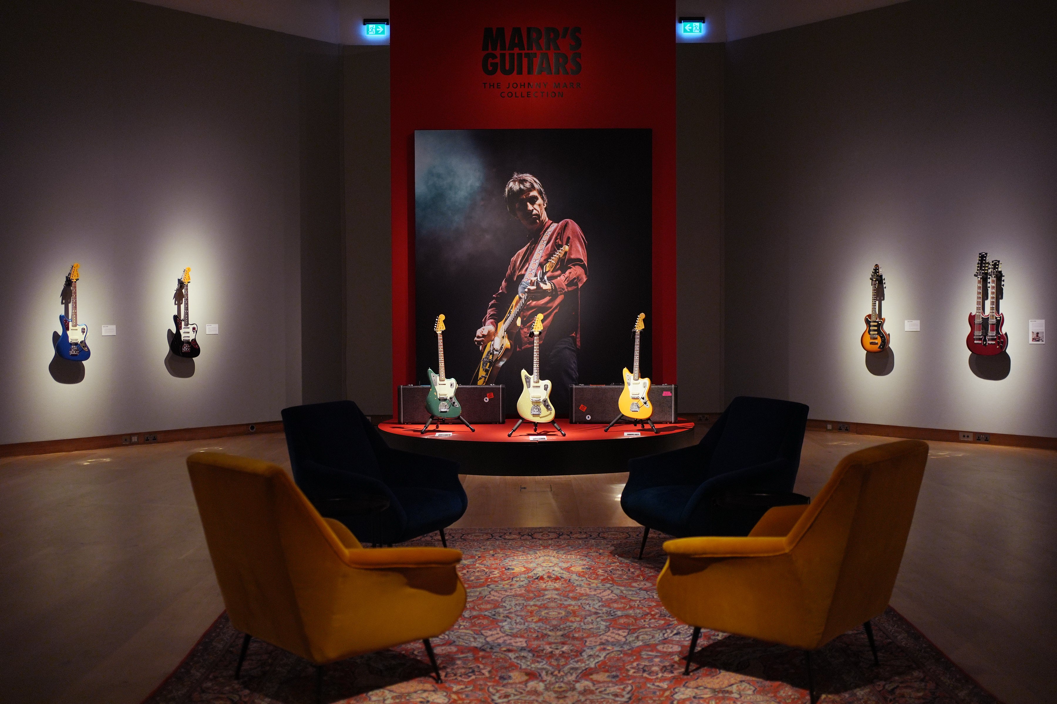 The sale presents approximately 80 guitars, alongside amps and equipment that have been integral to Marr's extraordinarily wide-ranging career (PA)