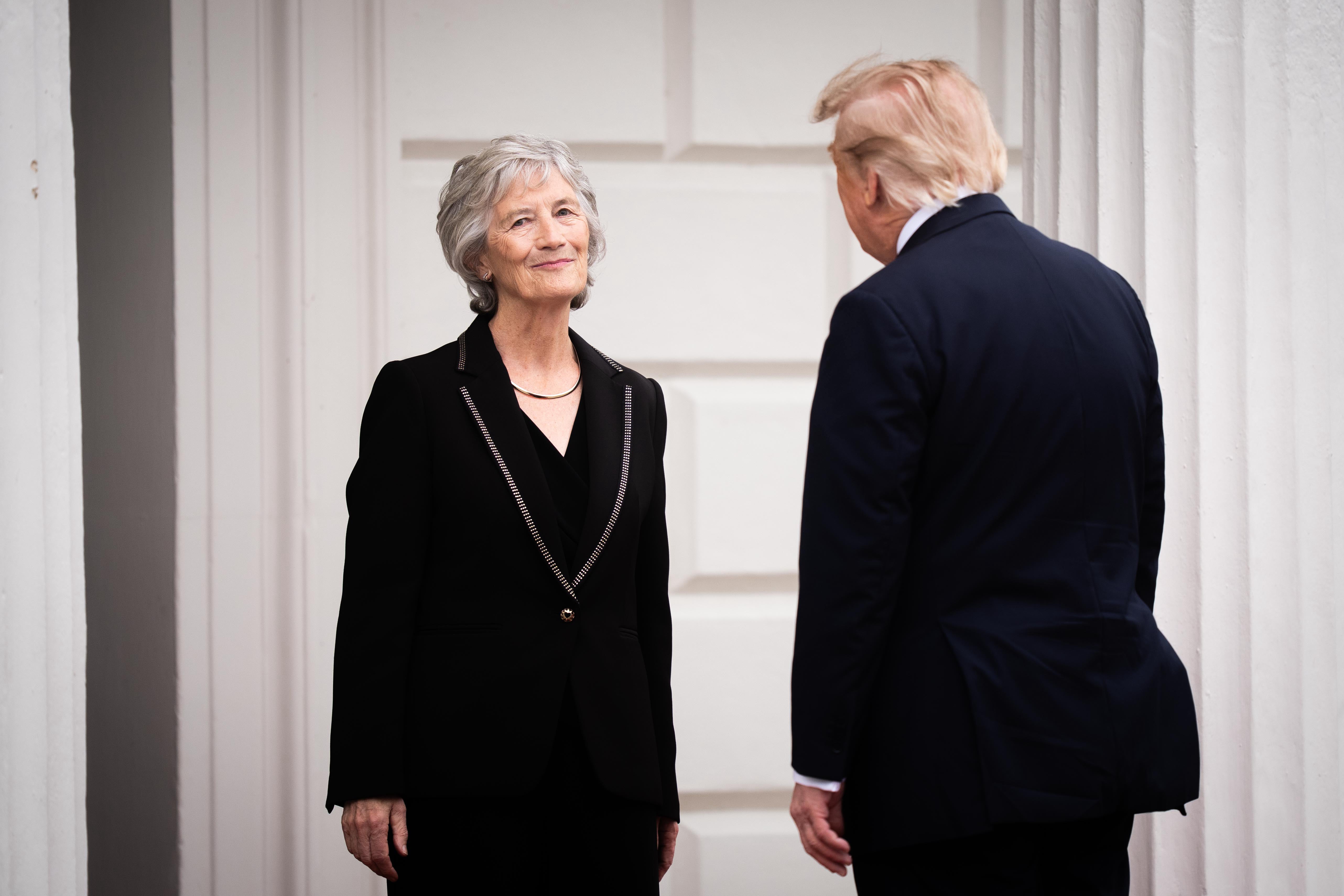 President Trump met with Irish President Catherine Connolly in Dublin’s Phoenix Park