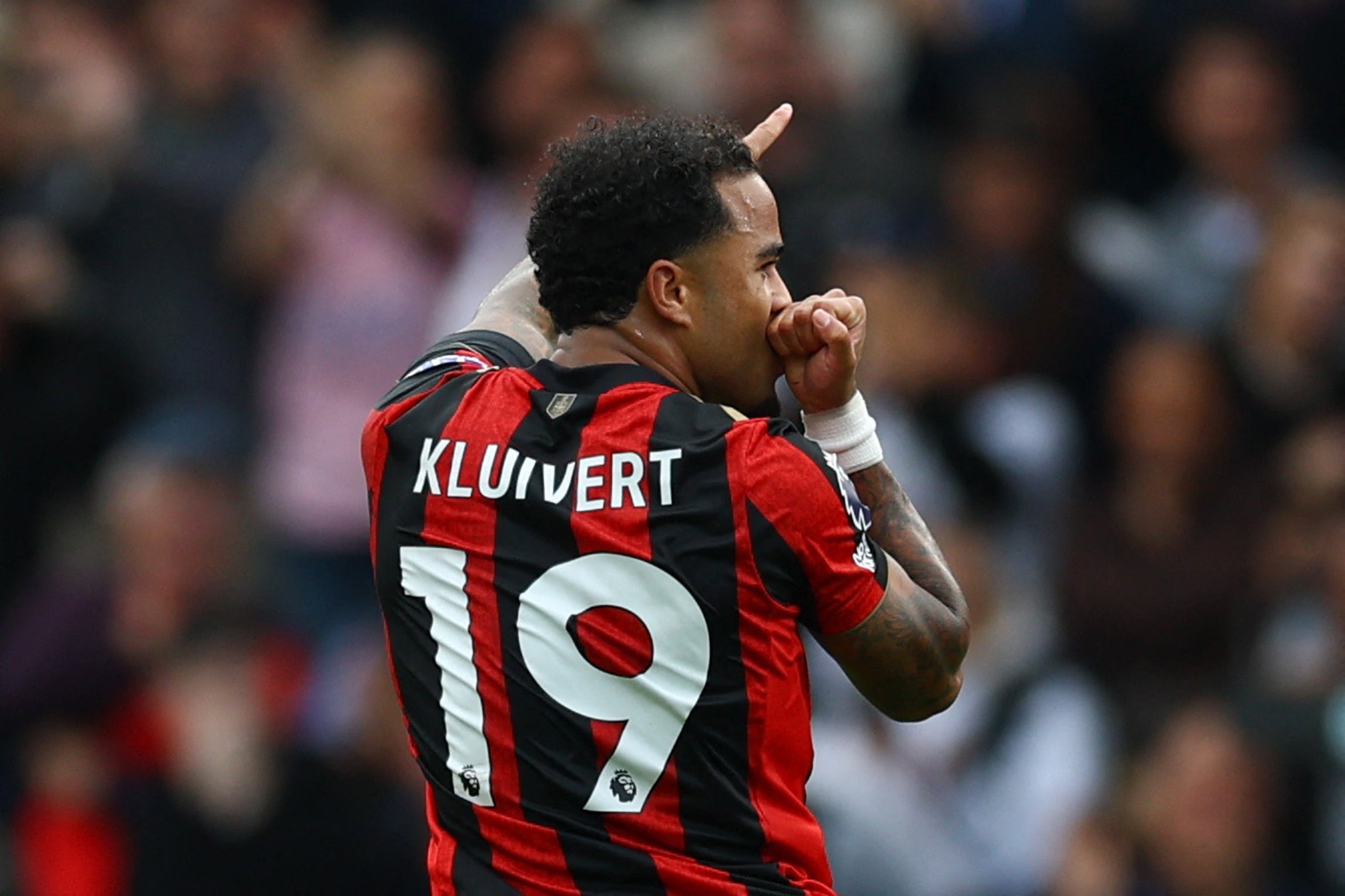 Justin Kluivert got the leveller for Bournemouth