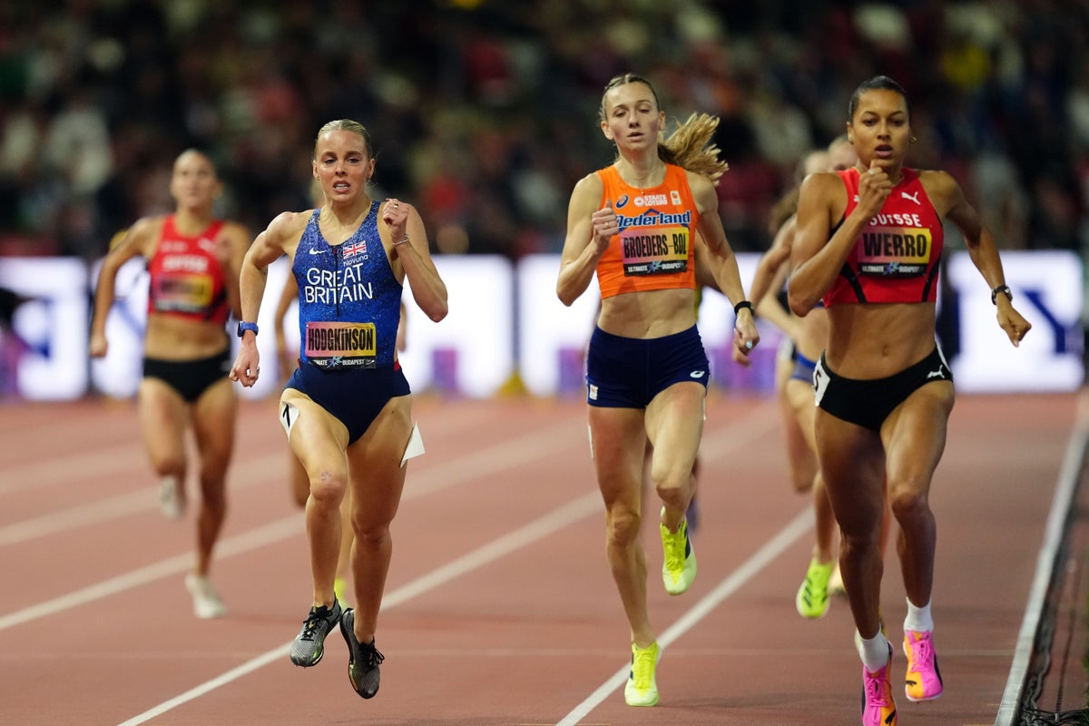 Keely Hodgkinson beaten into second by Audrey Werro at Ultimate Championship