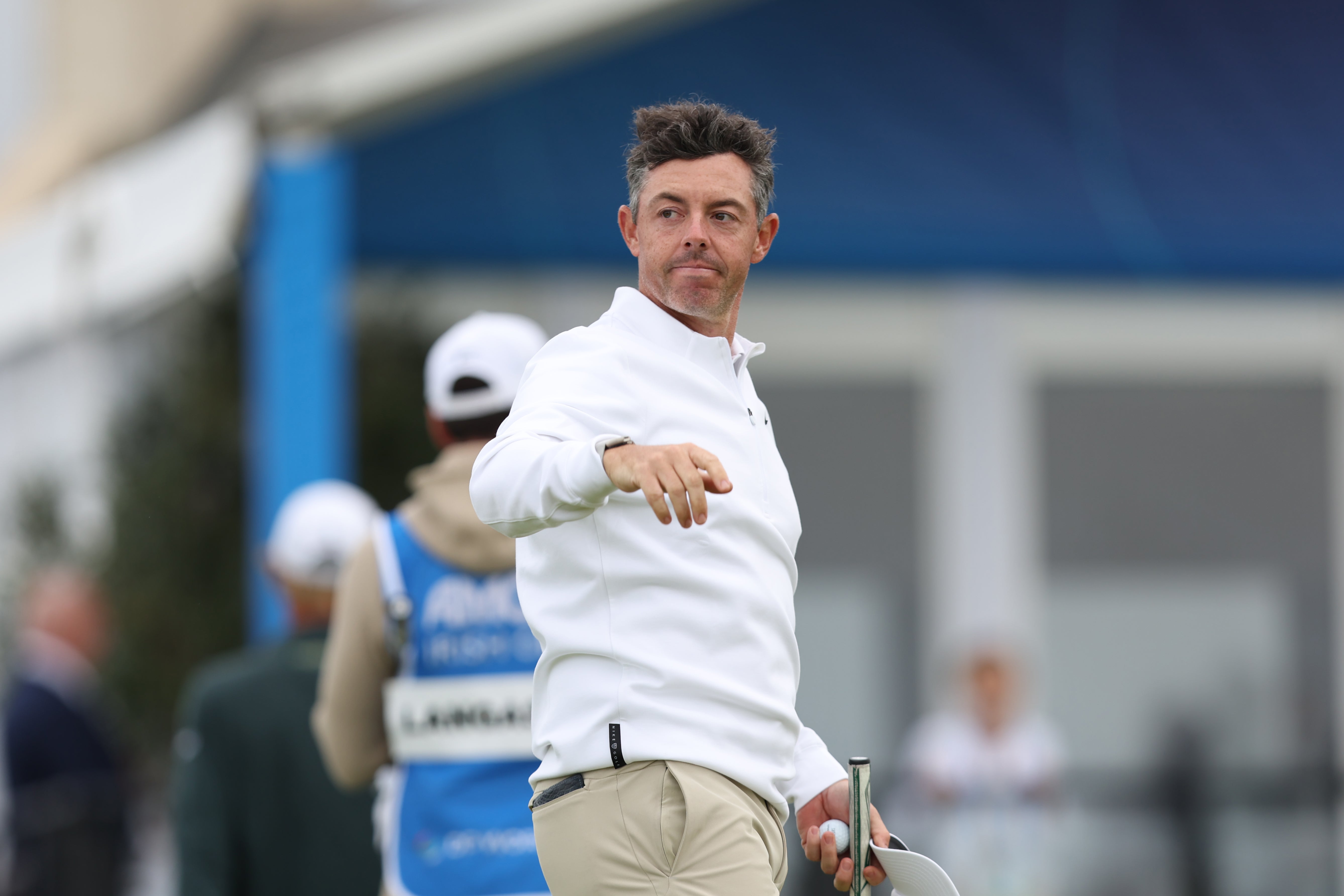 Rory McIlroy endured a frustrating day (PA)
