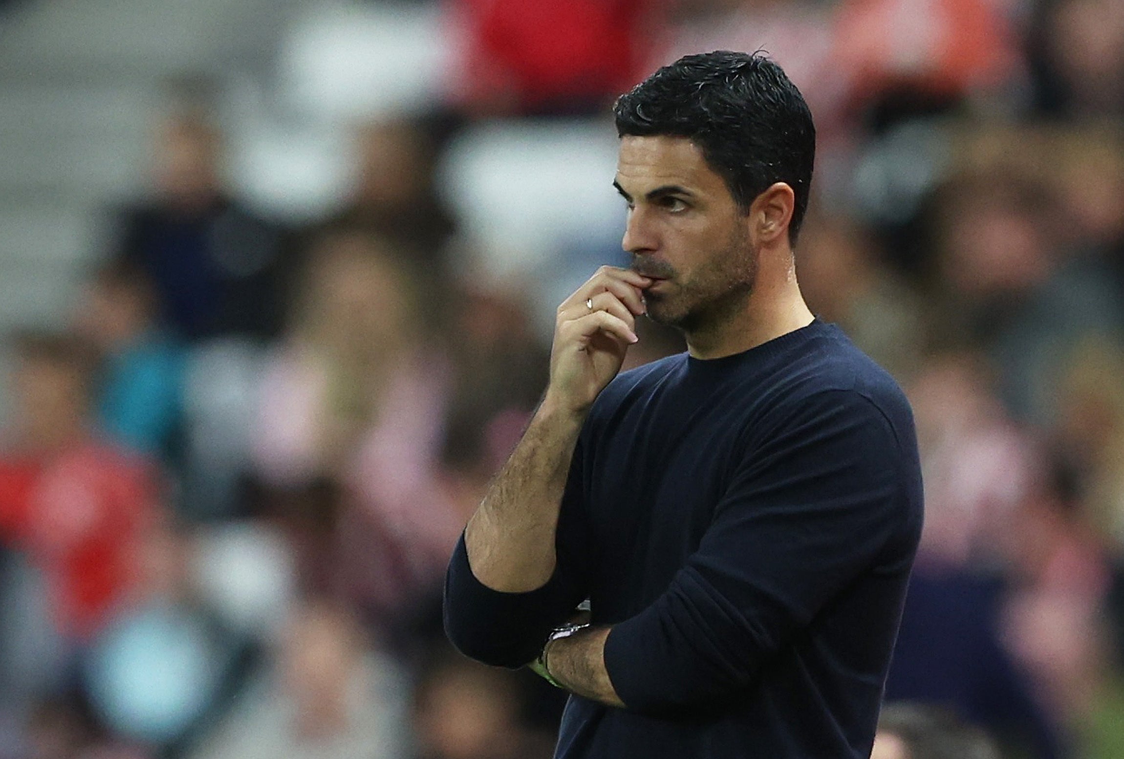 Arteta was furious with the penalty decision (Reuters)