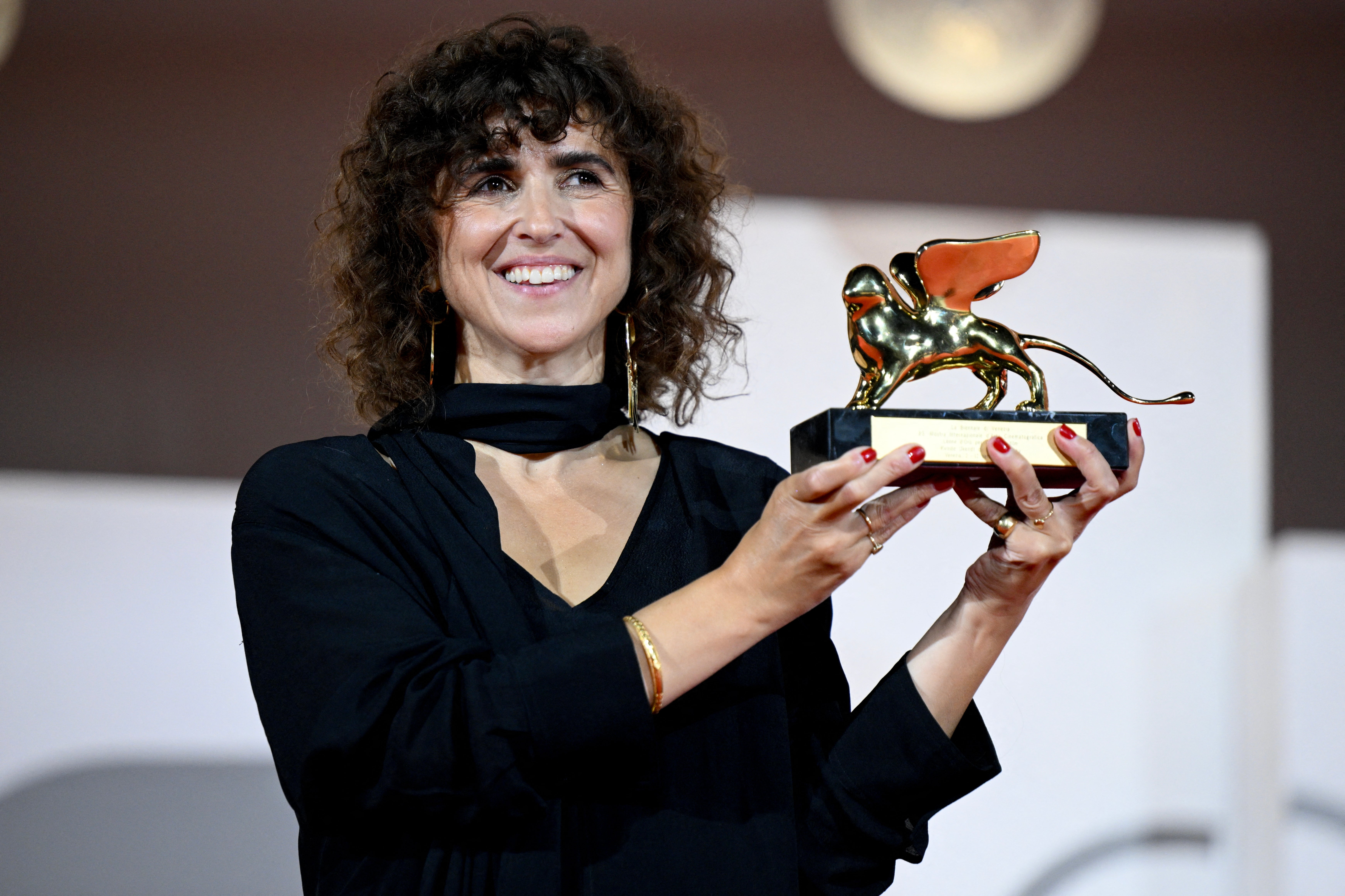 Danish director May El-Toukhy, winner of the Golden Lion for Best Film for "Woman Unknown"