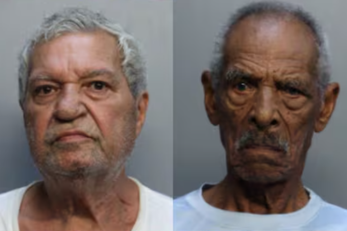 Suspected drug dealers aged 89 and 73 arrested in house full of cocaine, marijuana and firearms