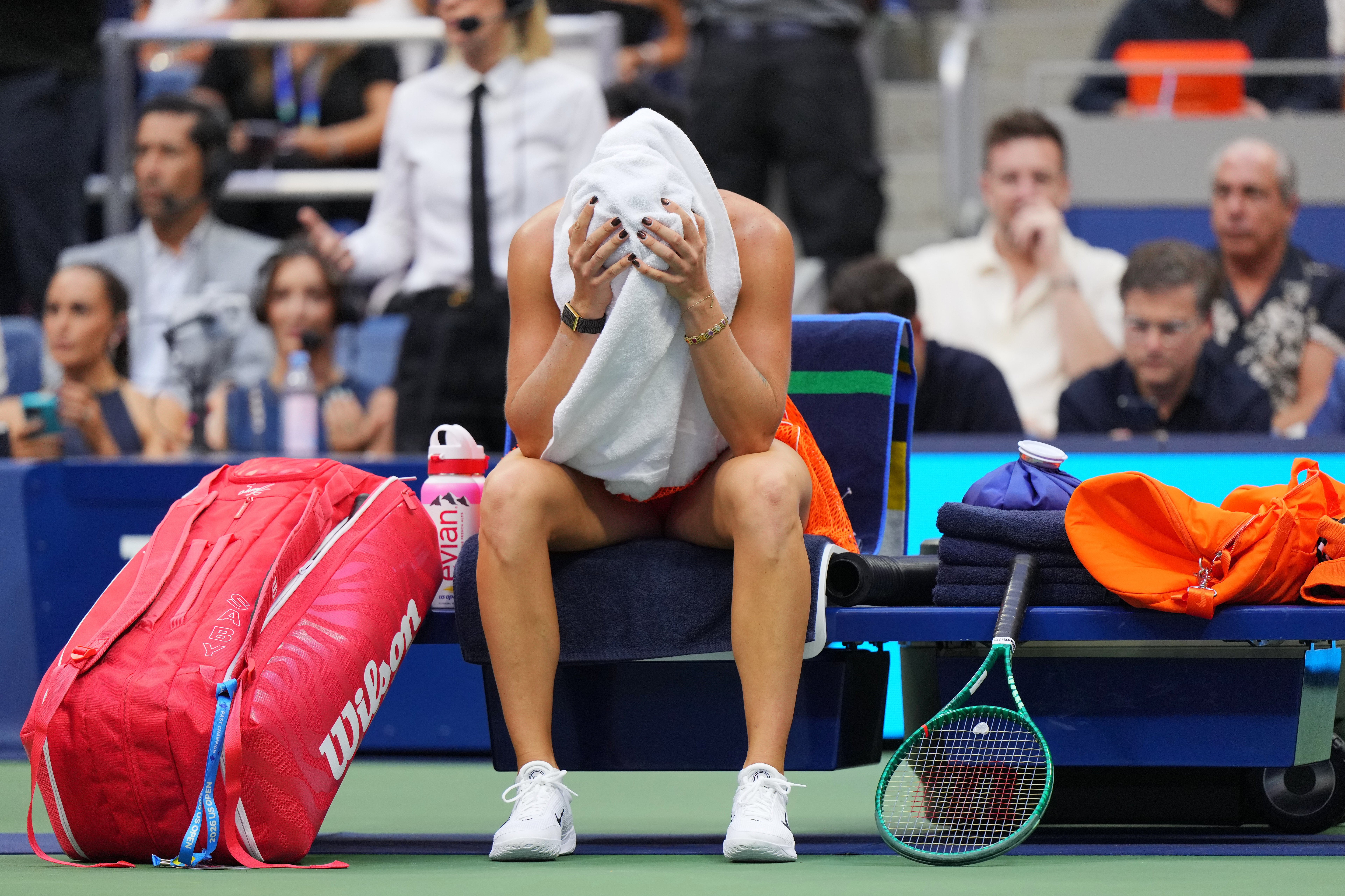 Aryna Sabalenka was left disappointed