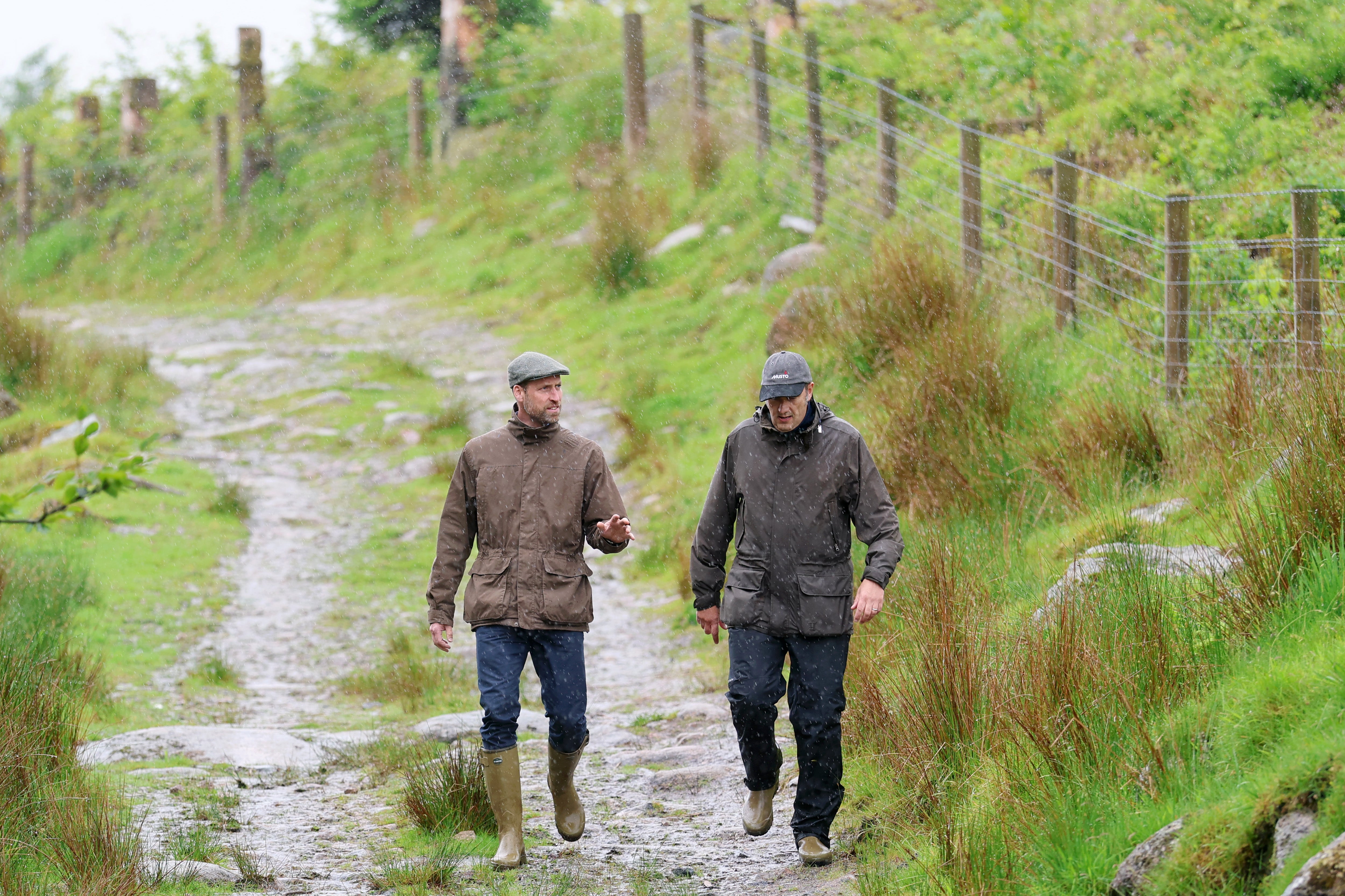 William during a visit to Tor Bog, an area of restored peatland on Dartmoor in 2025 (Chris Jackson/PA) (PA Archive)