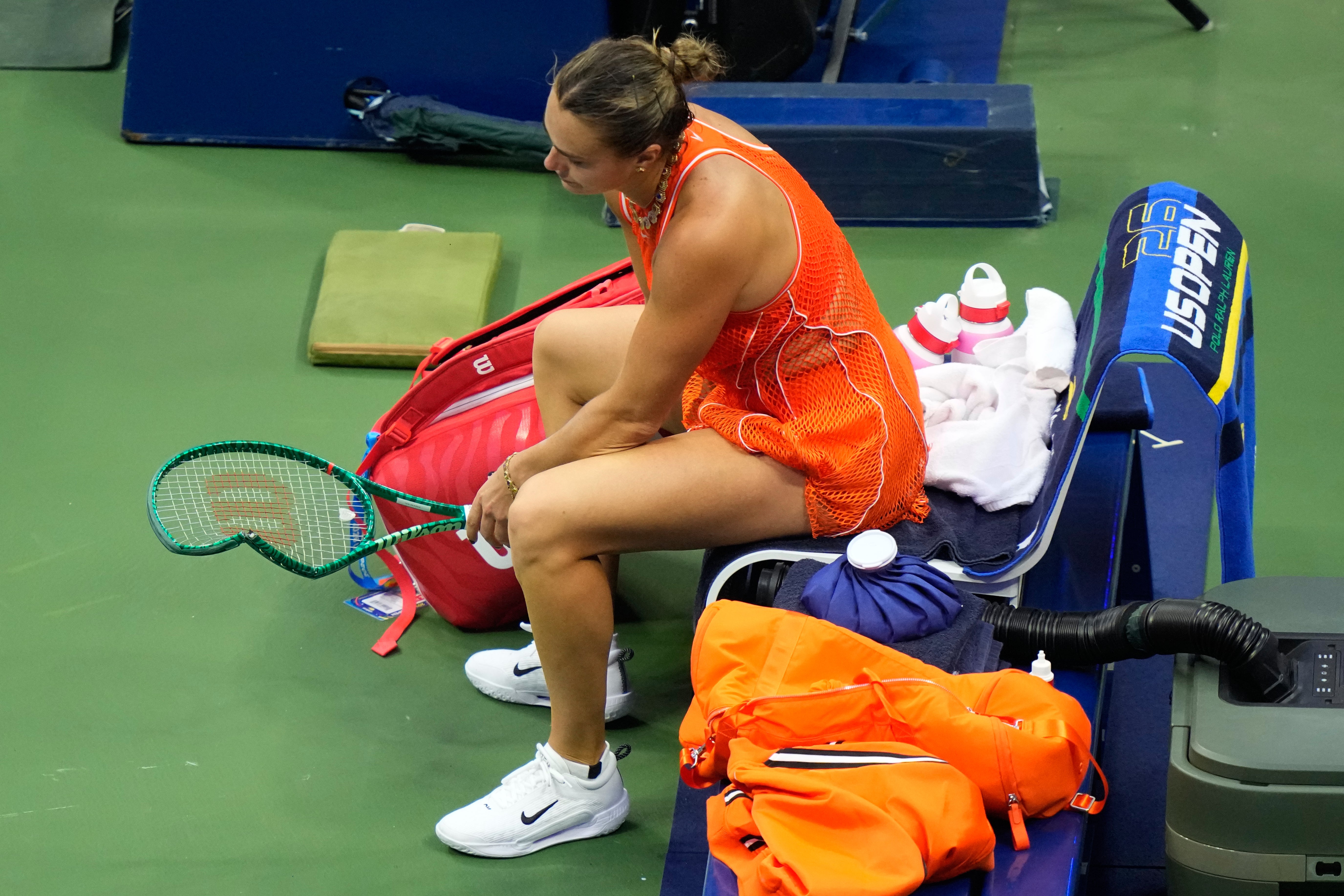 Aryna Sabalenka released her frustration after defeat in New York