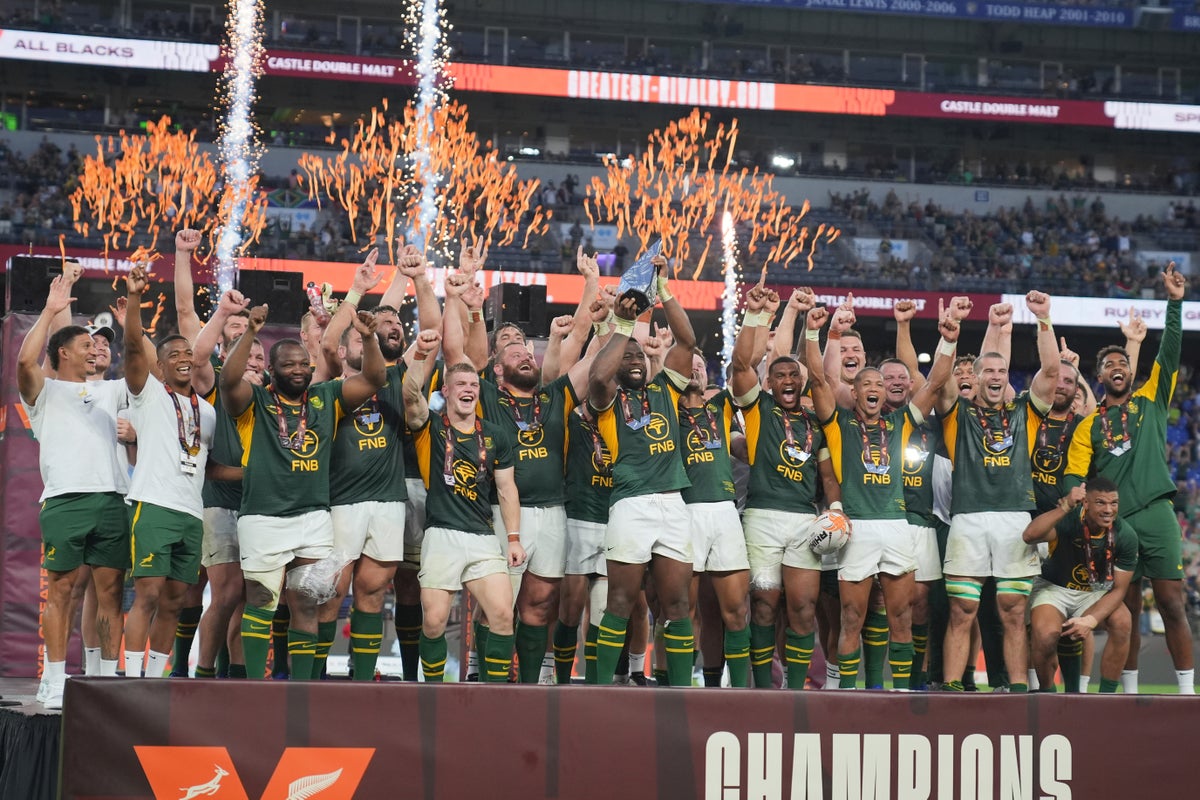 South Africa power away from New Zealand to claim inaugural Rugby’s Greatest Rivalry series