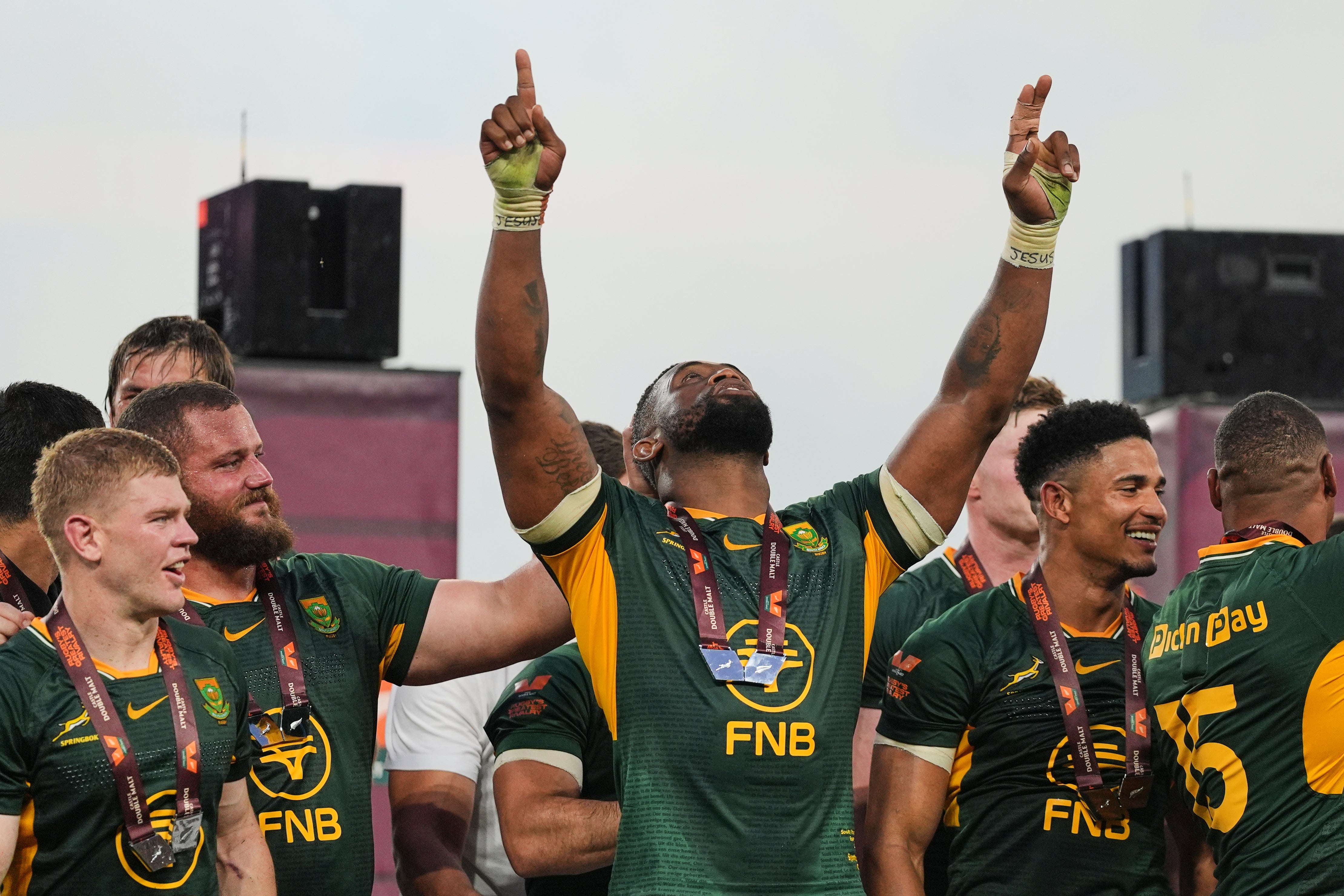 South Africa conquered New Zealand in the Rugby’s Greatest Rivalry series (AP)