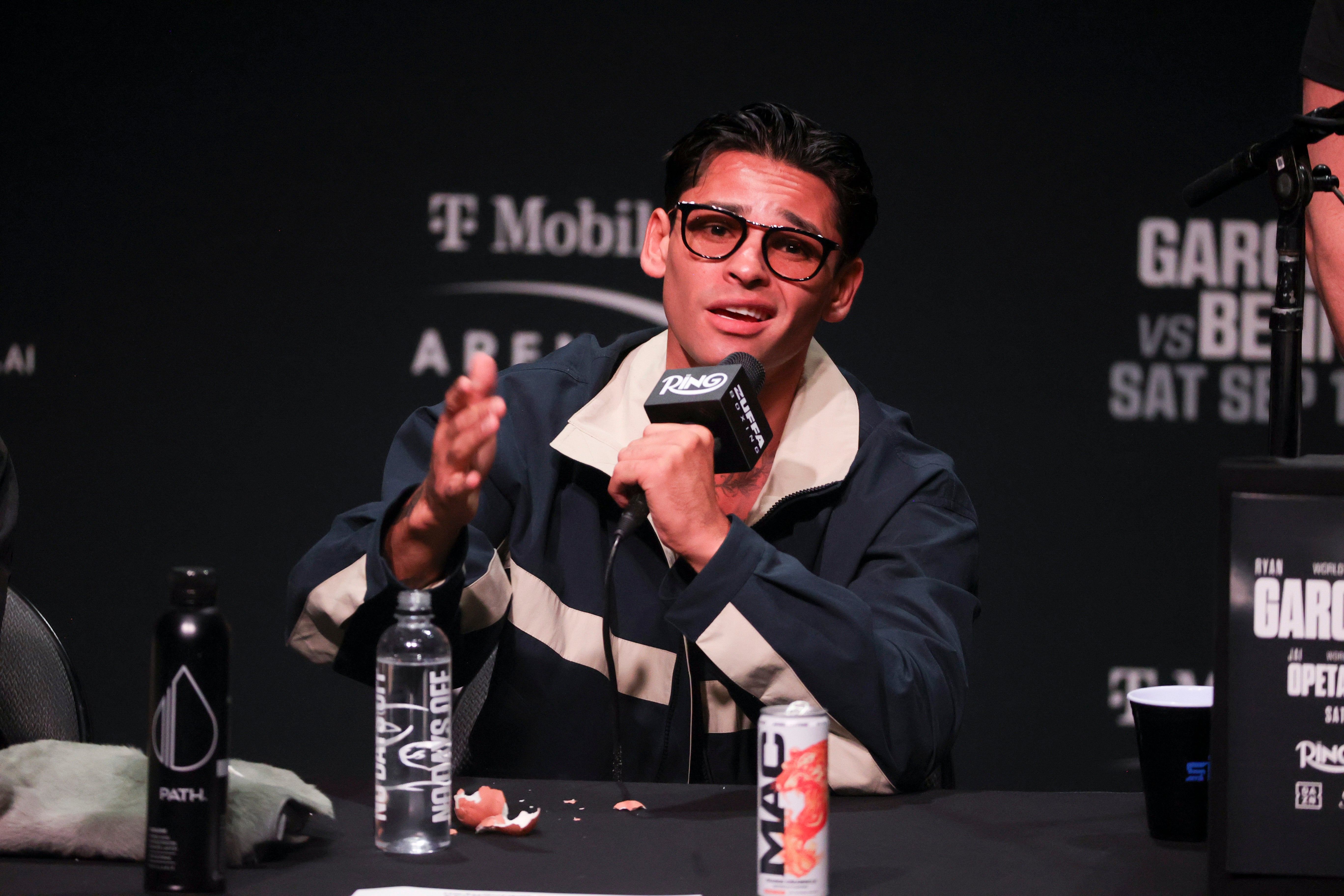 Ryan Garcia at Thursday’s press conference