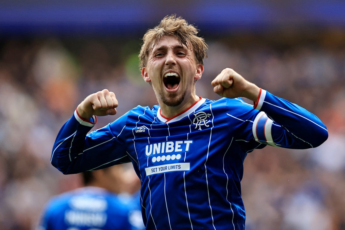 Rangers v Celtic LIVE: Captain Neil rifles Gers ahead as Old Firm rivals clash in League Cup