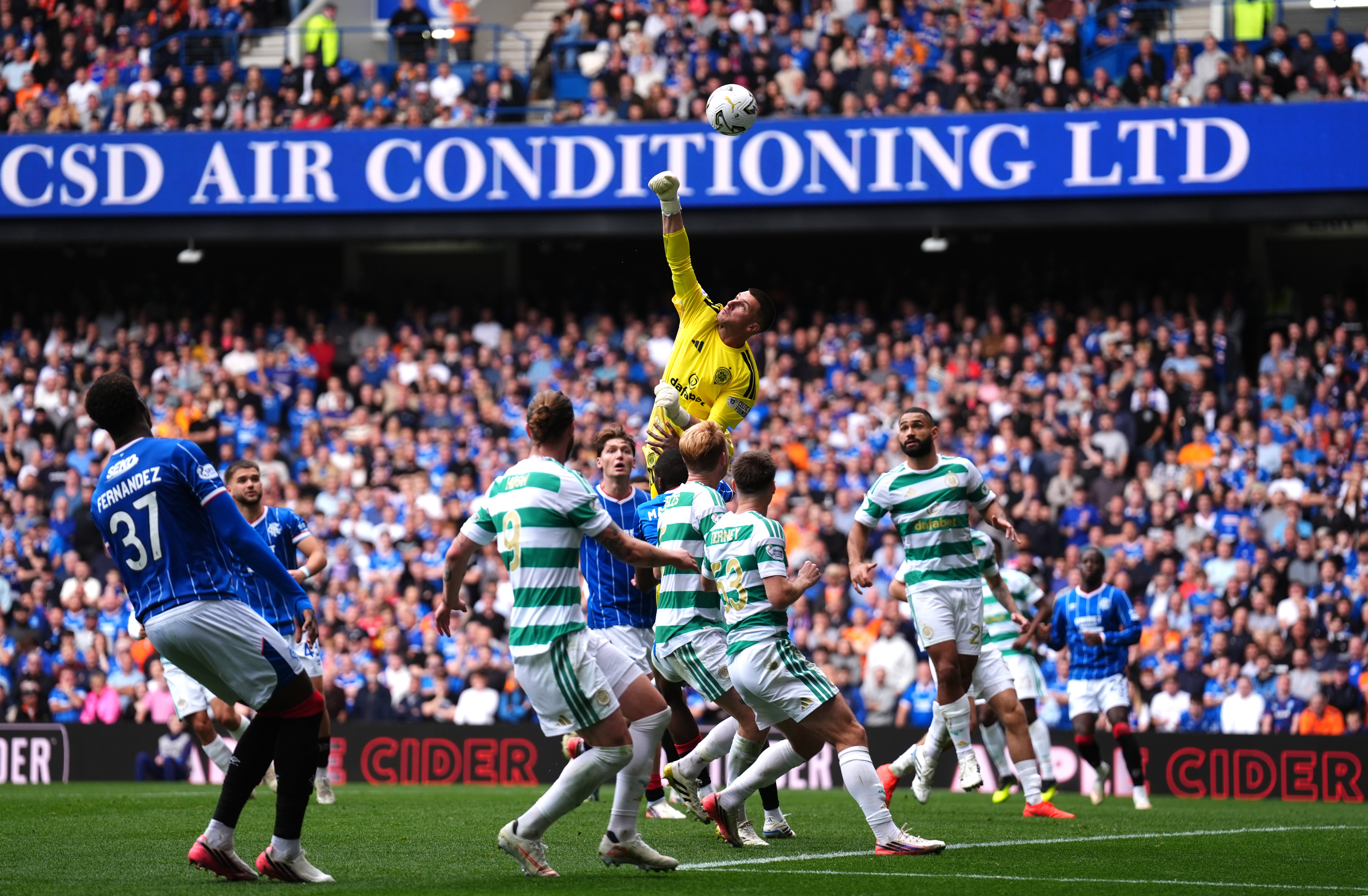 Sam Johnstone retained his place in goal for Celtic but struggled on his Old Firm derby