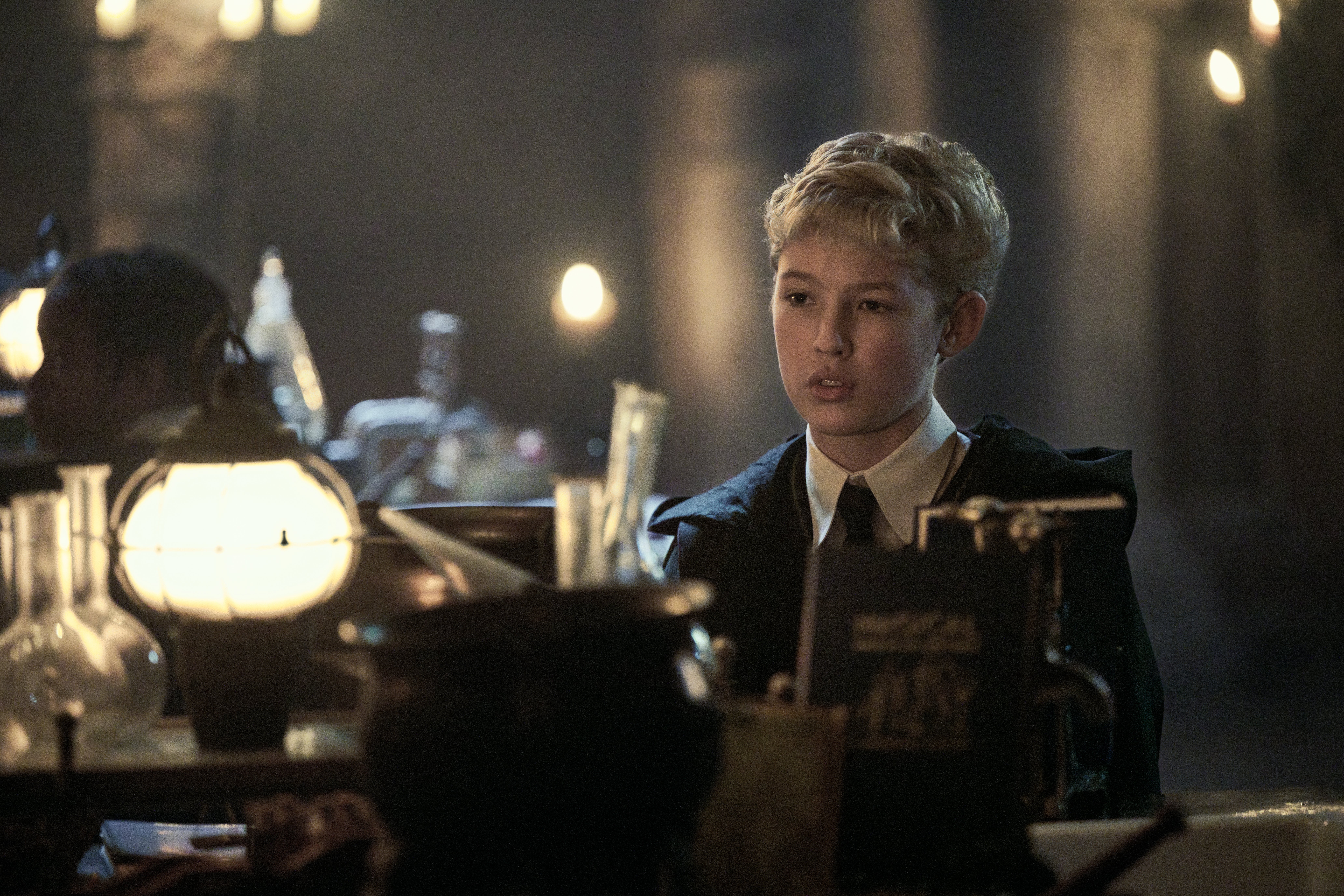 Lox Pratt as Malfoy in the HBO series