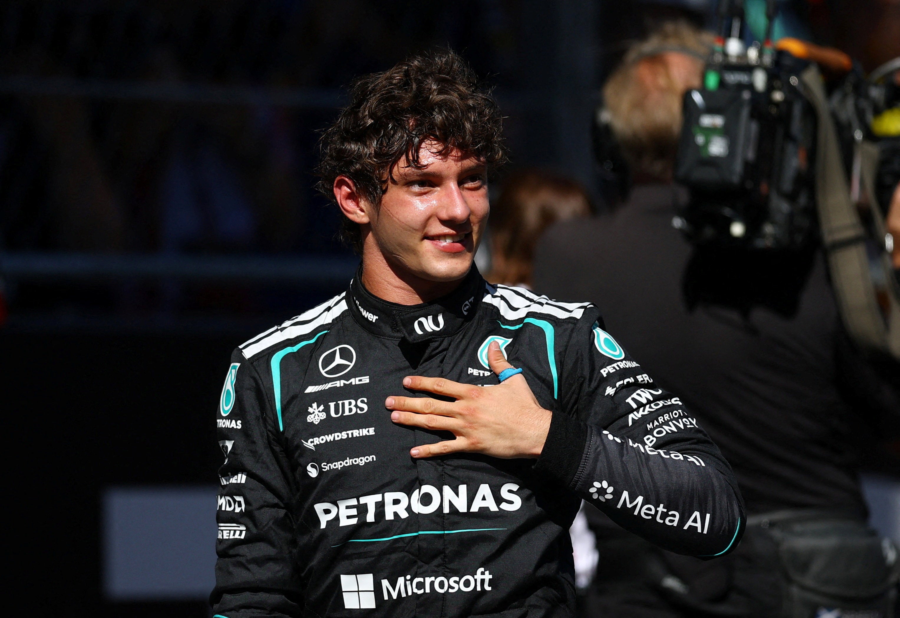 Kimi Antonelli won the inaugural Spanish Grand Prix