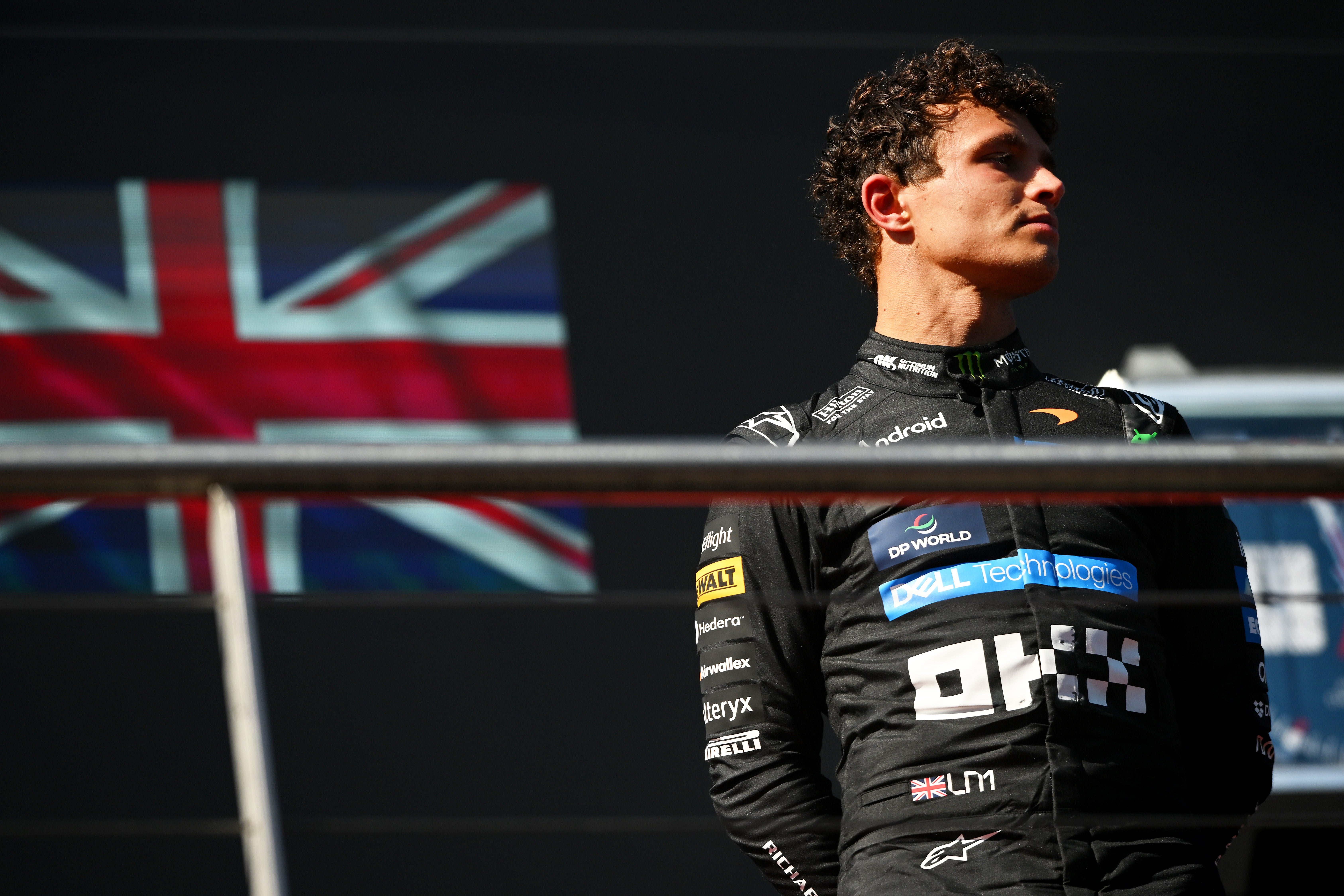 Lando Norris had to settle for third