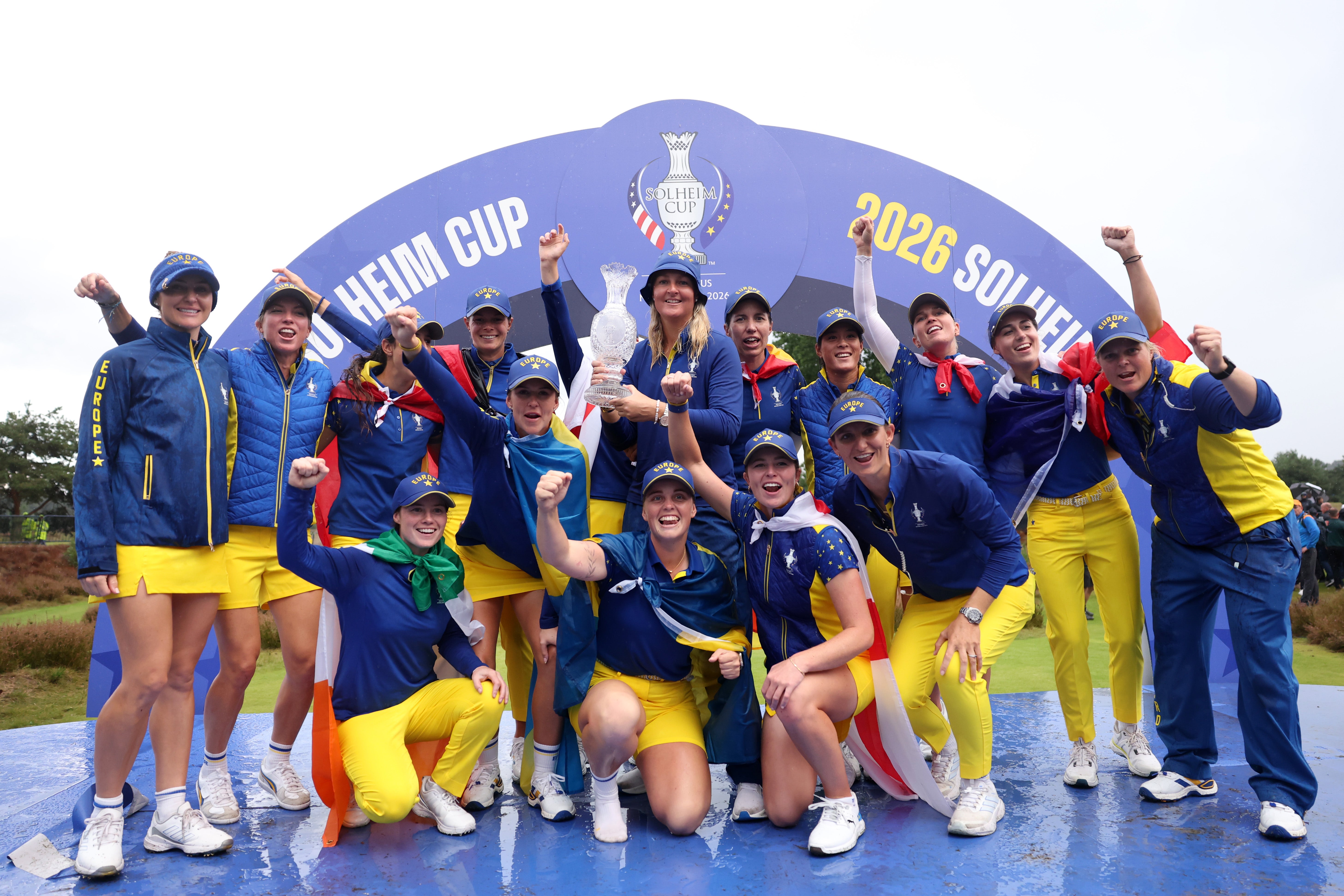 Europe celebrated an impressive triumph